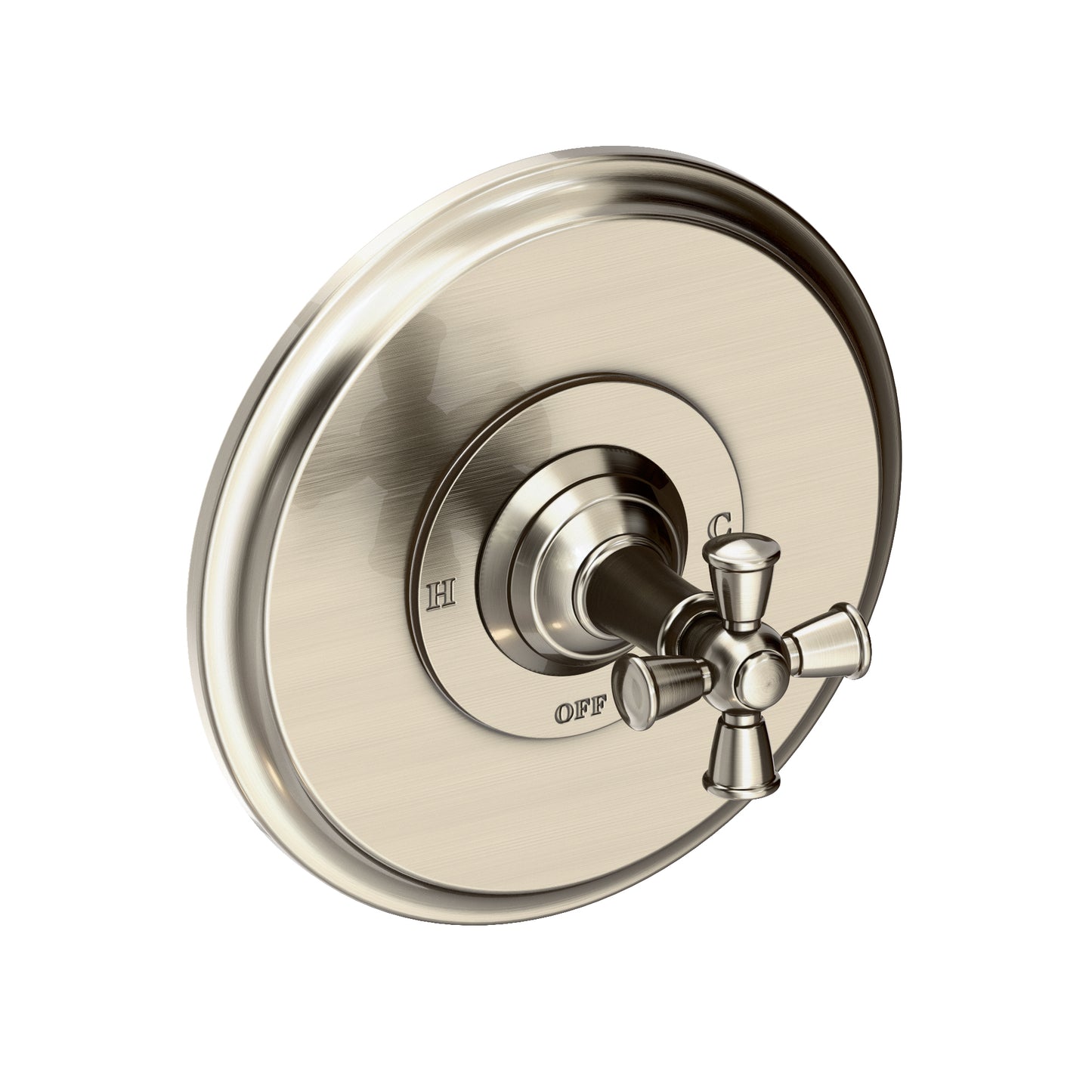 Newport Brass 4-2404BP Aylesbury Balanced Pressure Shower Trim Plate With Handle. Less Showerhead, Arm And Flange.