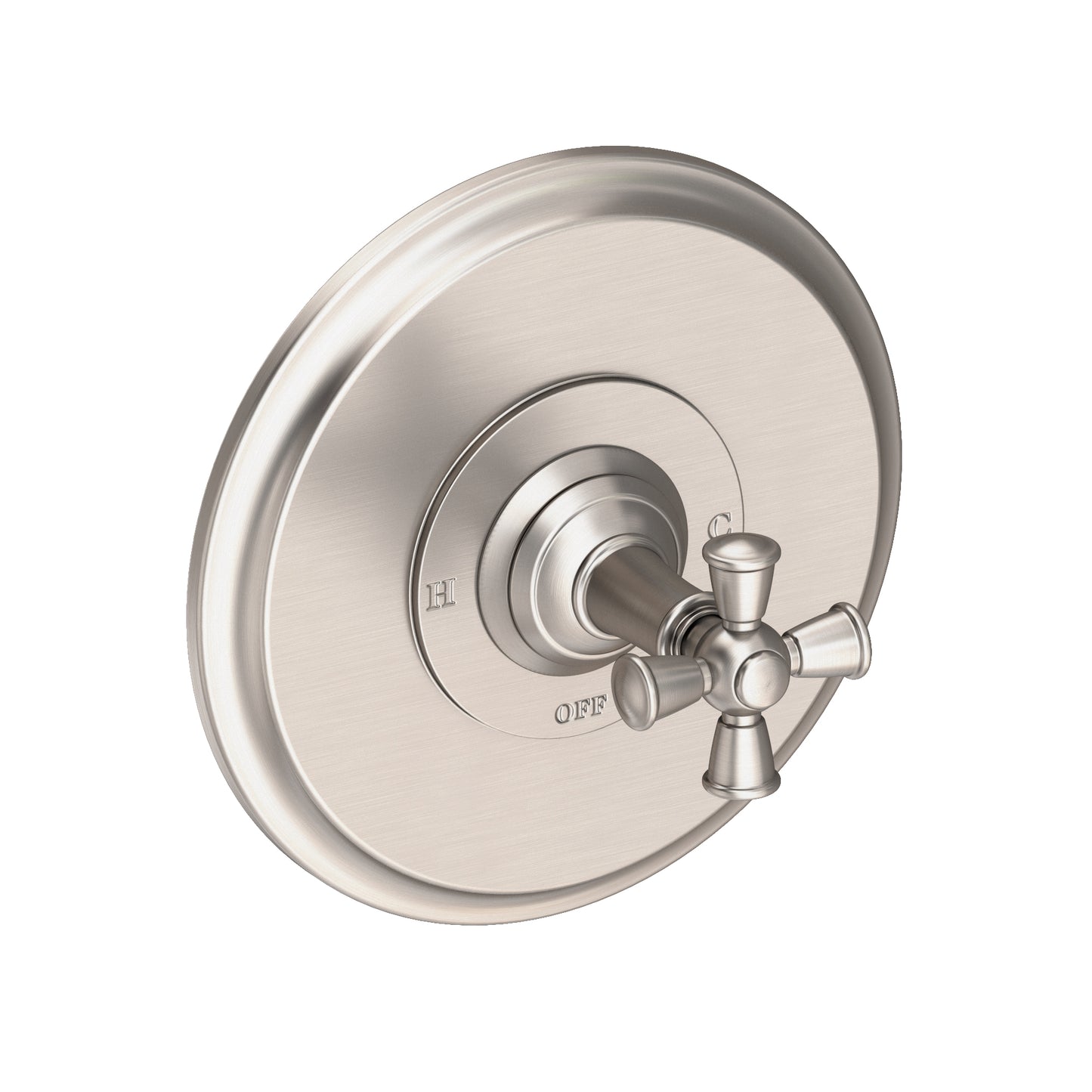 Newport Brass 4-2404BP Aylesbury Balanced Pressure Shower Trim Plate With Handle. Less Showerhead, Arm And Flange.