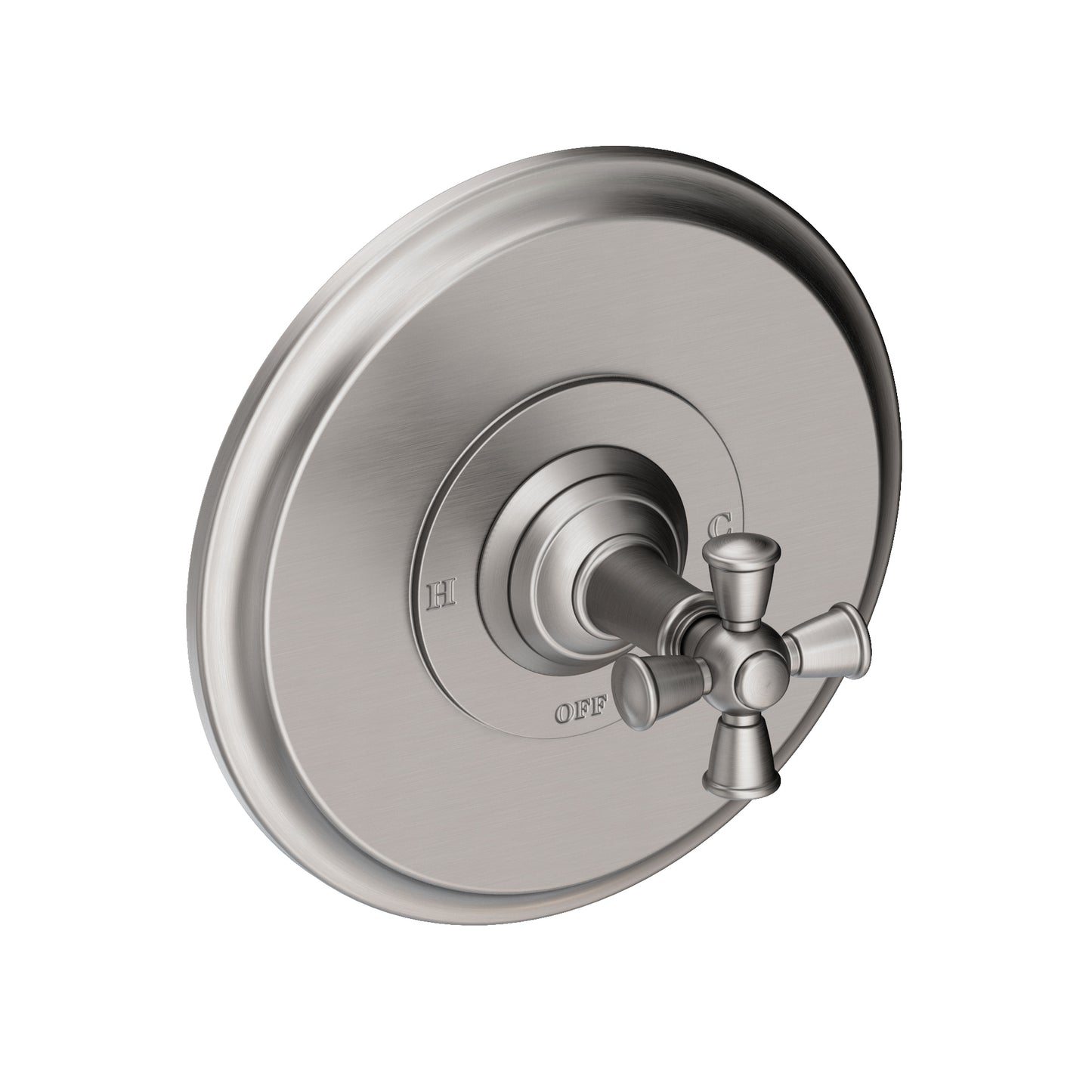 Newport Brass 4-2404BP Aylesbury Balanced Pressure Shower Trim Plate With Handle. Less Showerhead, Arm And Flange.