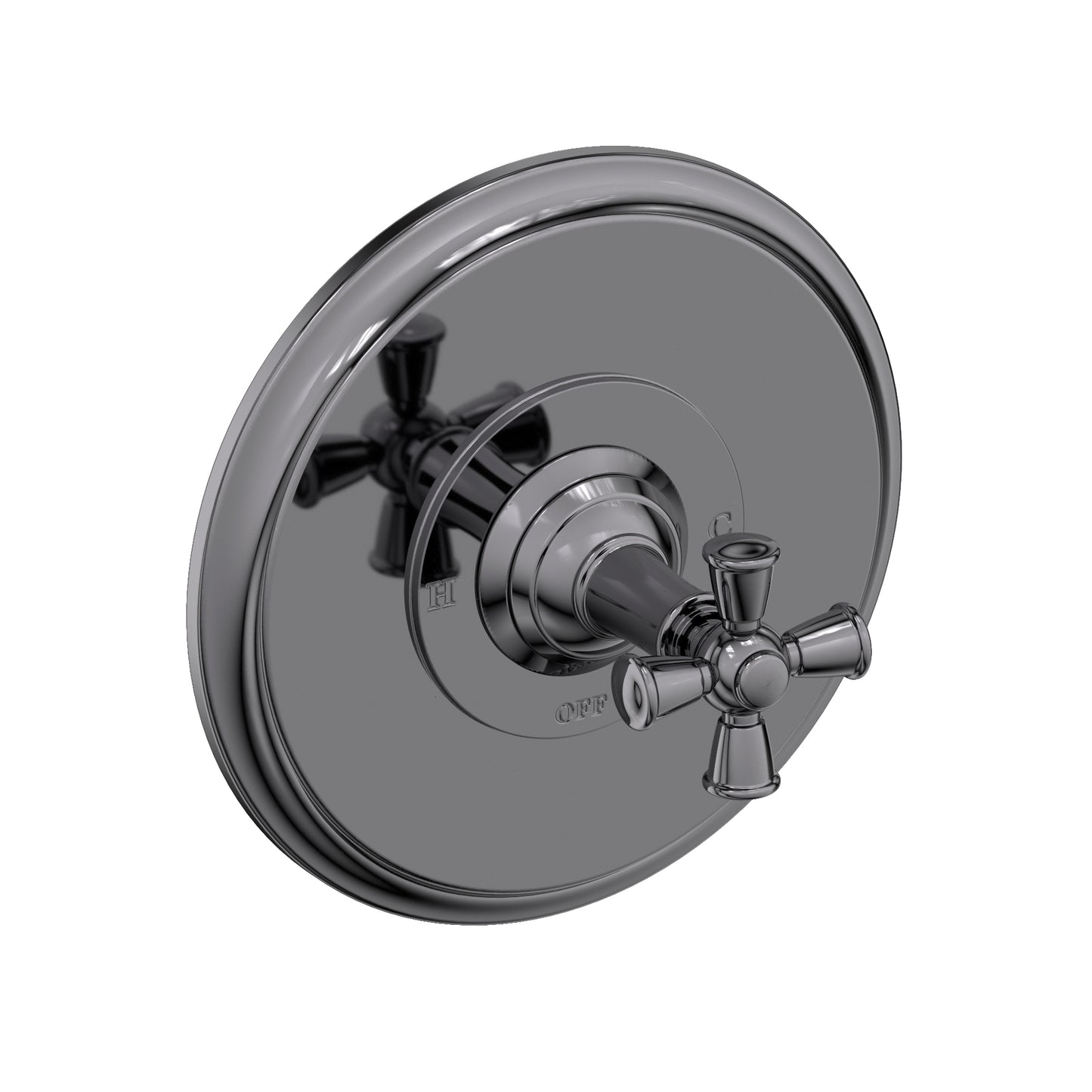 Newport Brass 4-2404BP Aylesbury Balanced Pressure Shower Trim Plate With Handle. Less Showerhead, Arm And Flange.