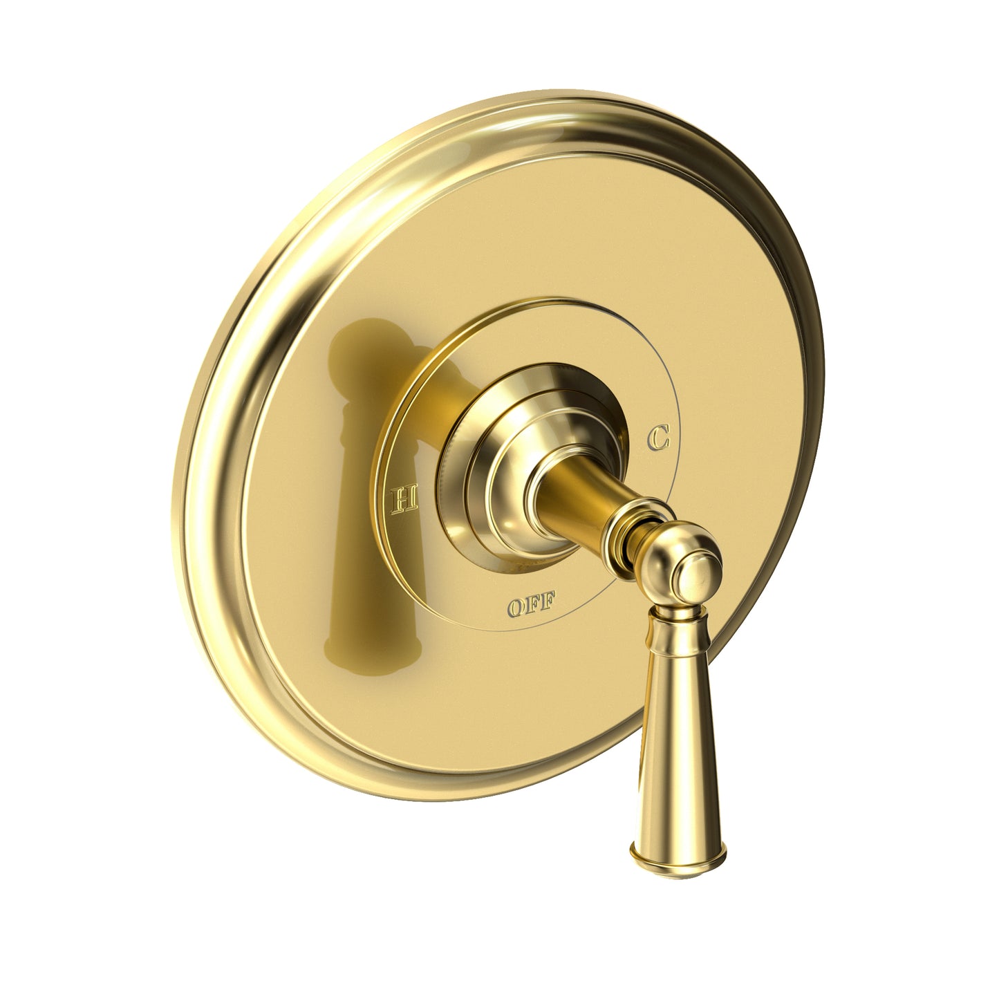 Newport Brass 4-2414BP Aylesbury Balanced Pressure Shower Trim Plate with Handle. Less showerhead, arm and flange.