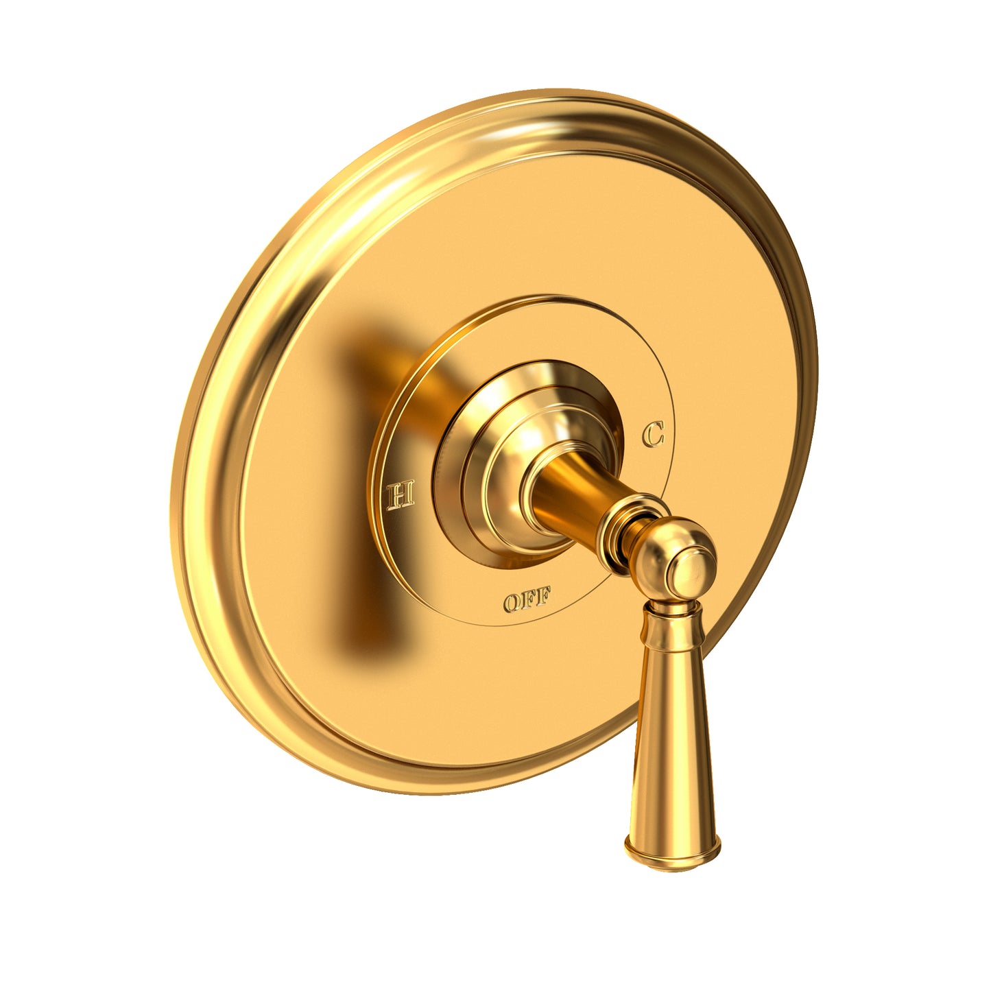 Newport Brass 4-2414BP Aylesbury Balanced Pressure Shower Trim Plate with Handle. Less showerhead, arm and flange.