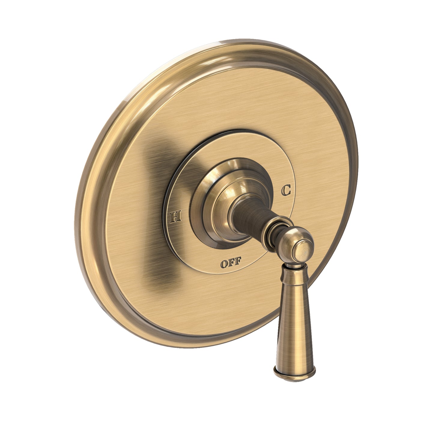 Newport Brass 4-2414BP Aylesbury Balanced Pressure Shower Trim Plate with Handle. Less showerhead, arm and flange.