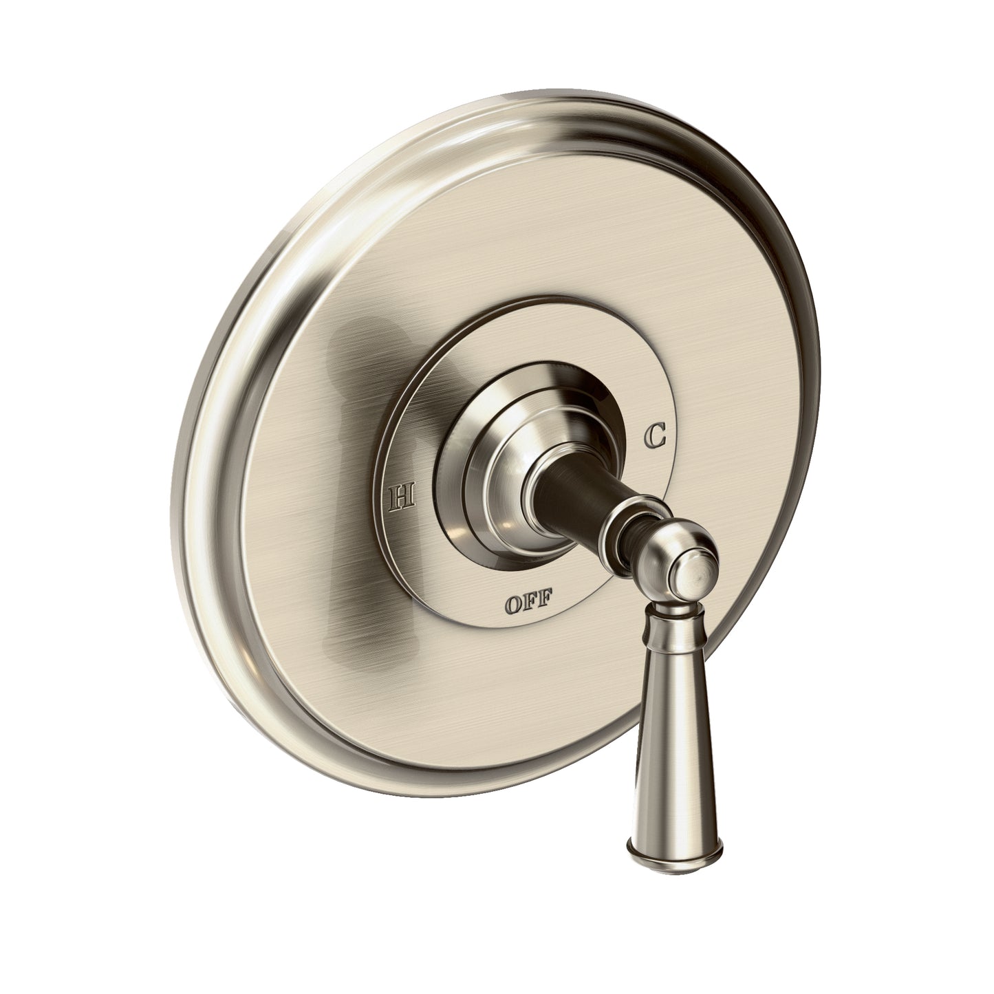 Newport Brass 4-2414BP Aylesbury Balanced Pressure Shower Trim Plate with Handle. Less showerhead, arm and flange.