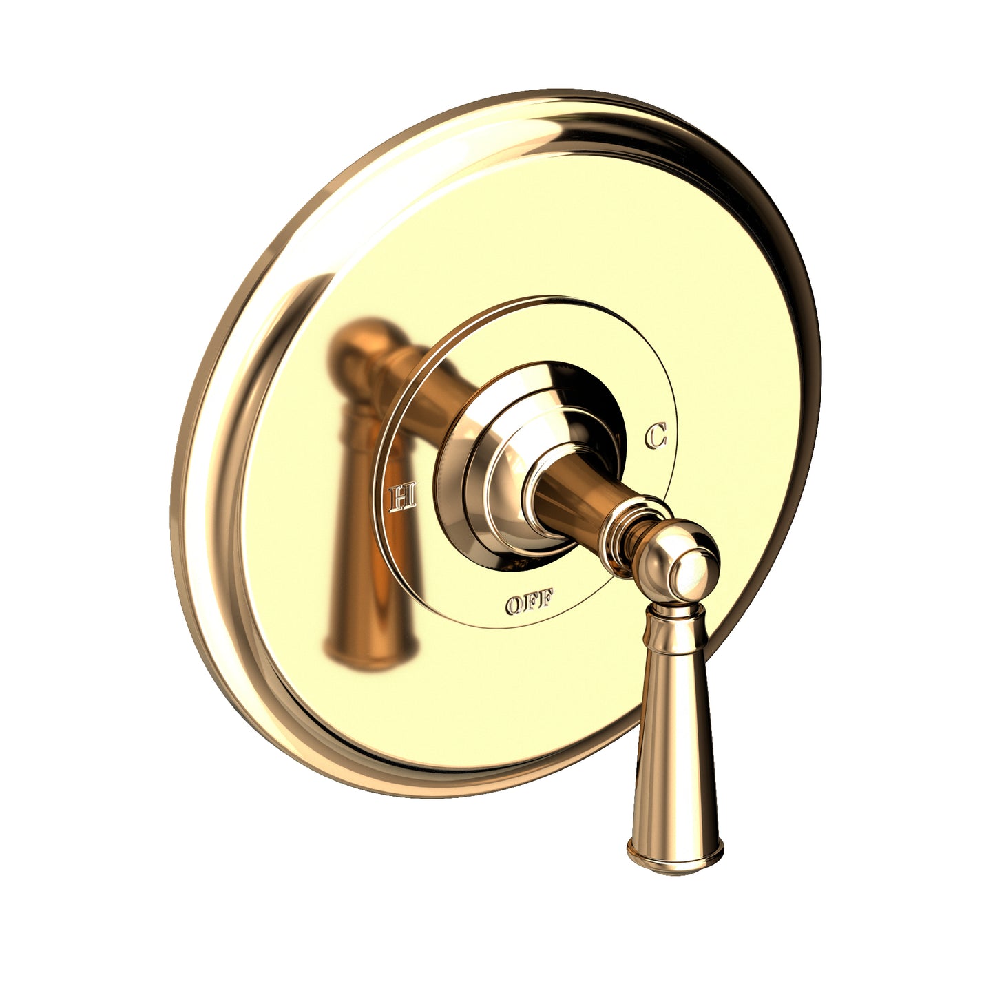 Newport Brass 4-2414BP Aylesbury Balanced Pressure Shower Trim Plate with Handle. Less showerhead, arm and flange.