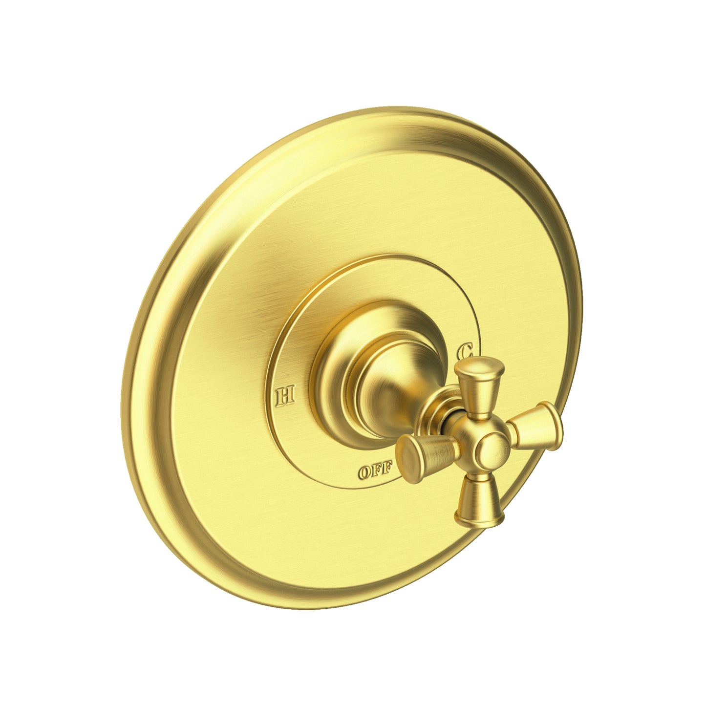 Newport Brass 4-2444BP Sutton Balanced Pressure Shower Trim Plate With Handle. Less Showerhead, Arm And Flange.