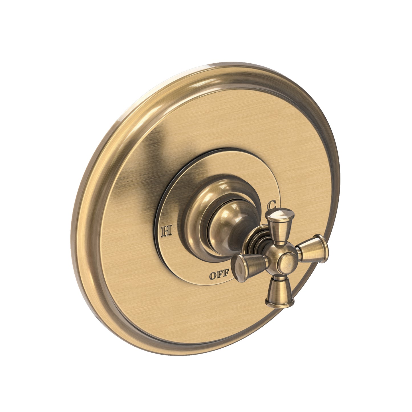 Newport Brass 4-2444BP Sutton Balanced Pressure Shower Trim Plate With Handle. Less Showerhead, Arm And Flange.