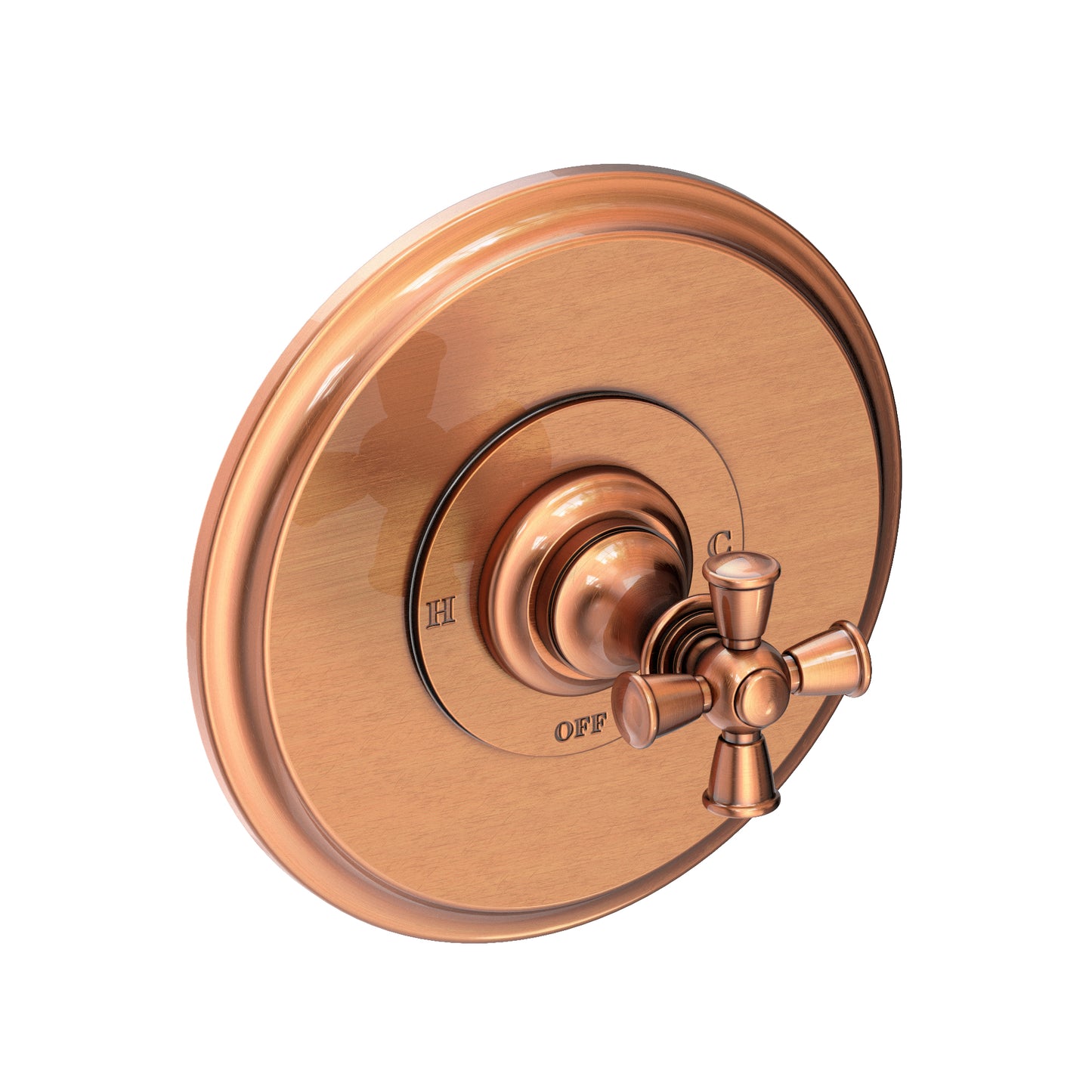 Newport Brass 4-2444BP Sutton Balanced Pressure Shower Trim Plate With Handle. Less Showerhead, Arm And Flange.