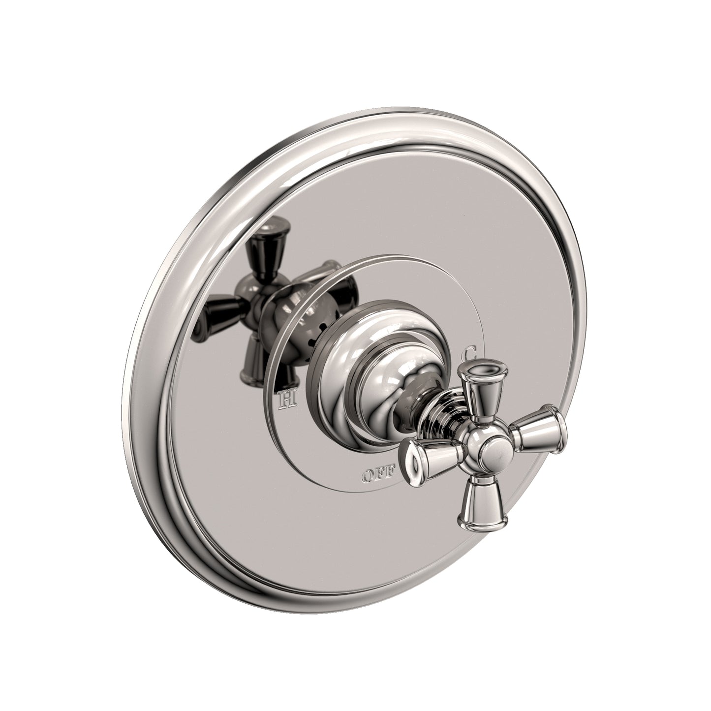 Newport Brass 4-2444BP Sutton Balanced Pressure Shower Trim Plate With Handle. Less Showerhead, Arm And Flange.