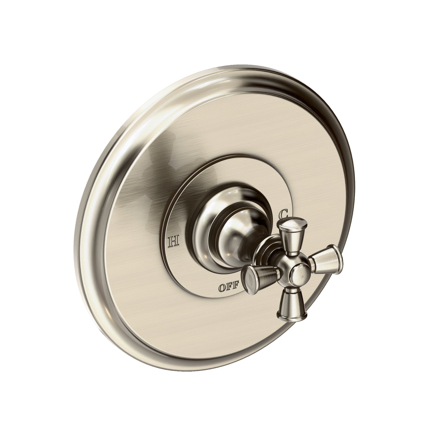 Newport Brass 4-2444BP Sutton Balanced Pressure Shower Trim Plate With Handle. Less Showerhead, Arm And Flange.