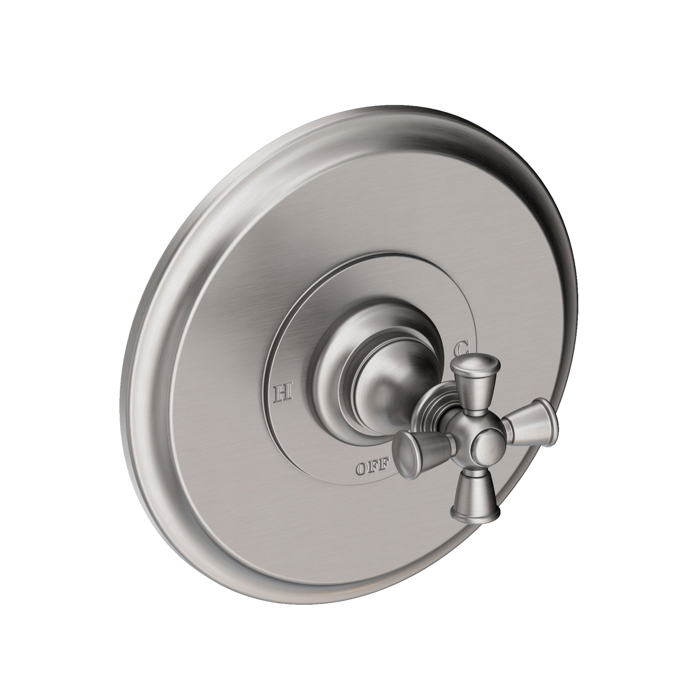 Newport Brass 4-2444BP Sutton Balanced Pressure Shower Trim Plate With Handle. Less Showerhead, Arm And Flange.