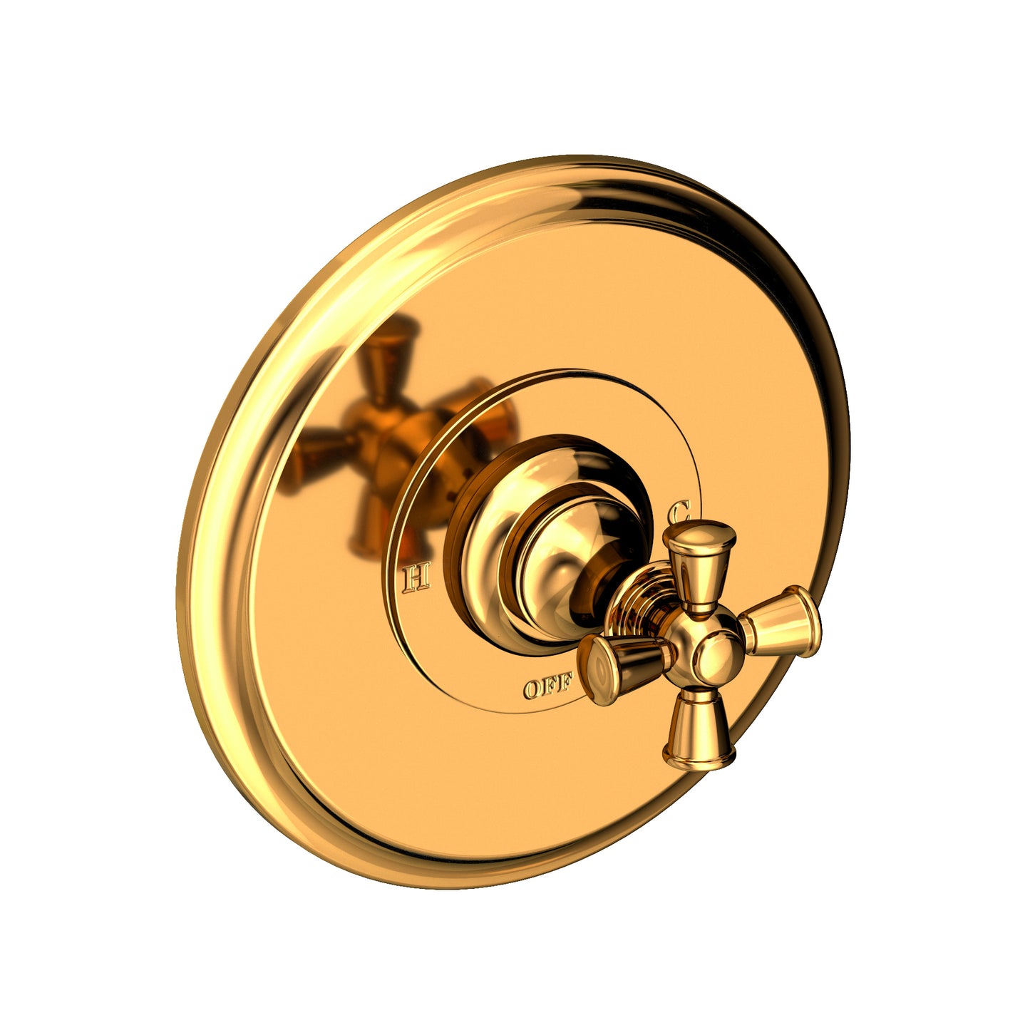 Newport Brass 4-2444BP Sutton Balanced Pressure Shower Trim Plate With Handle. Less Showerhead, Arm And Flange.