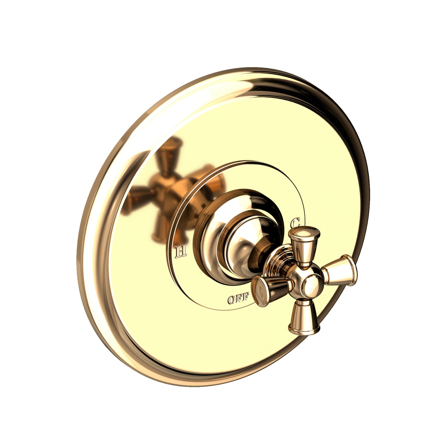 Newport Brass 4-2444BP Sutton Balanced Pressure Shower Trim Plate With Handle. Less Showerhead, Arm And Flange.