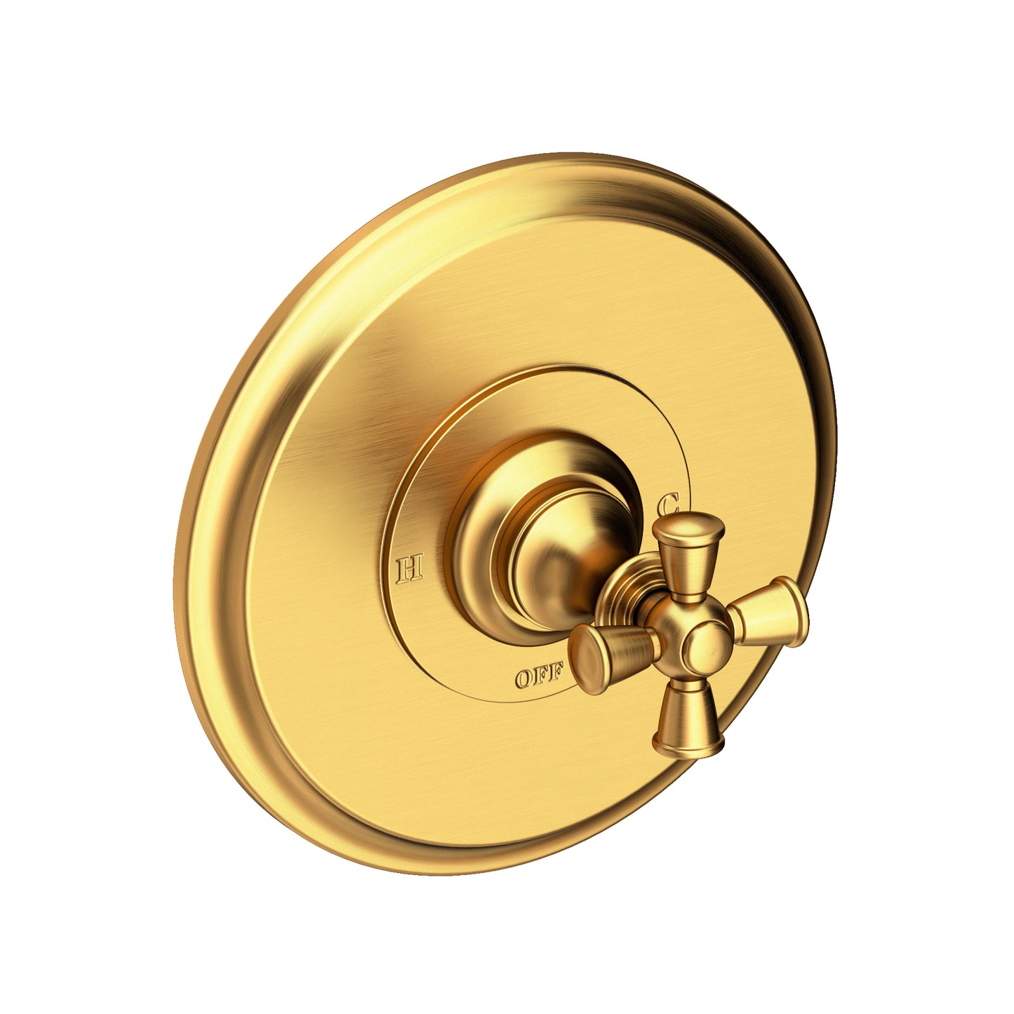 Newport Brass 4-2444BP Sutton Balanced Pressure Shower Trim Plate With Handle. Less Showerhead, Arm And Flange.