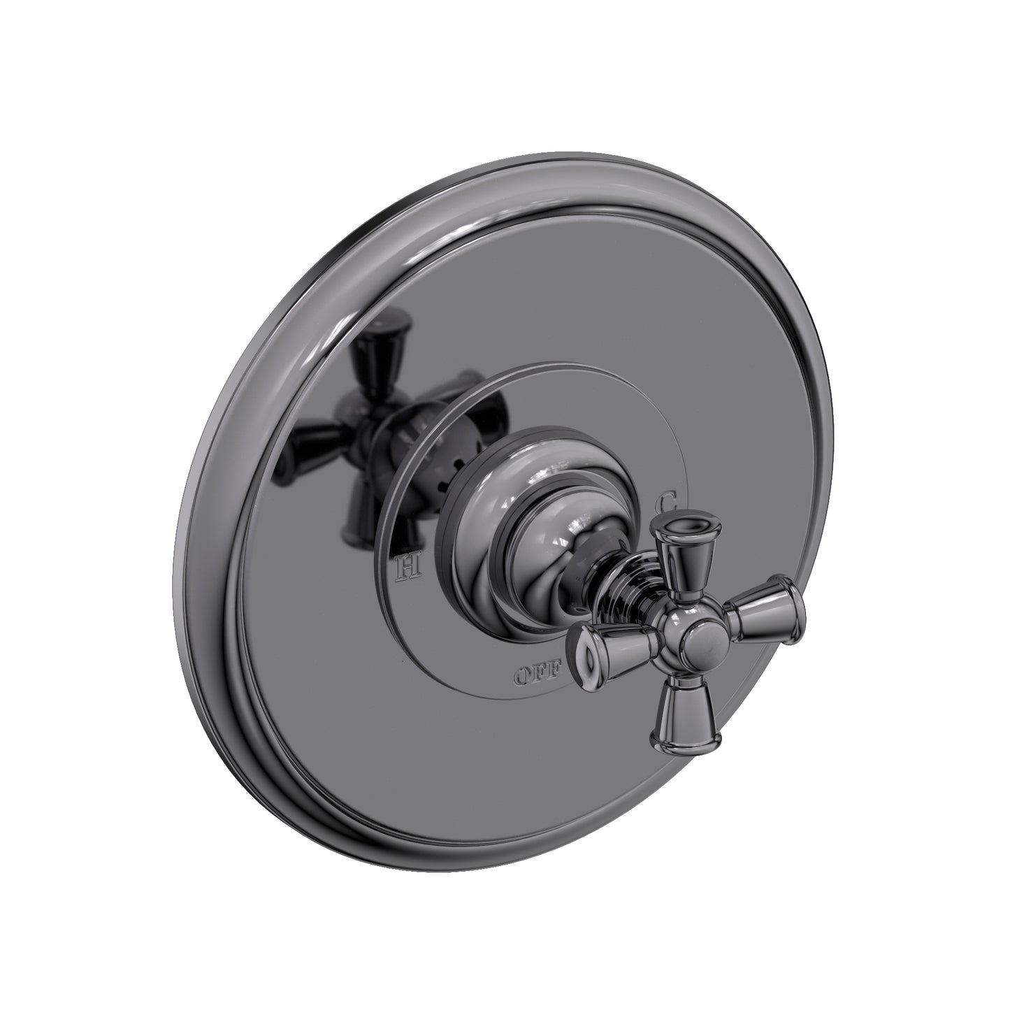 Newport Brass 4-2444BP Sutton Balanced Pressure Shower Trim Plate With Handle. Less Showerhead, Arm And Flange.