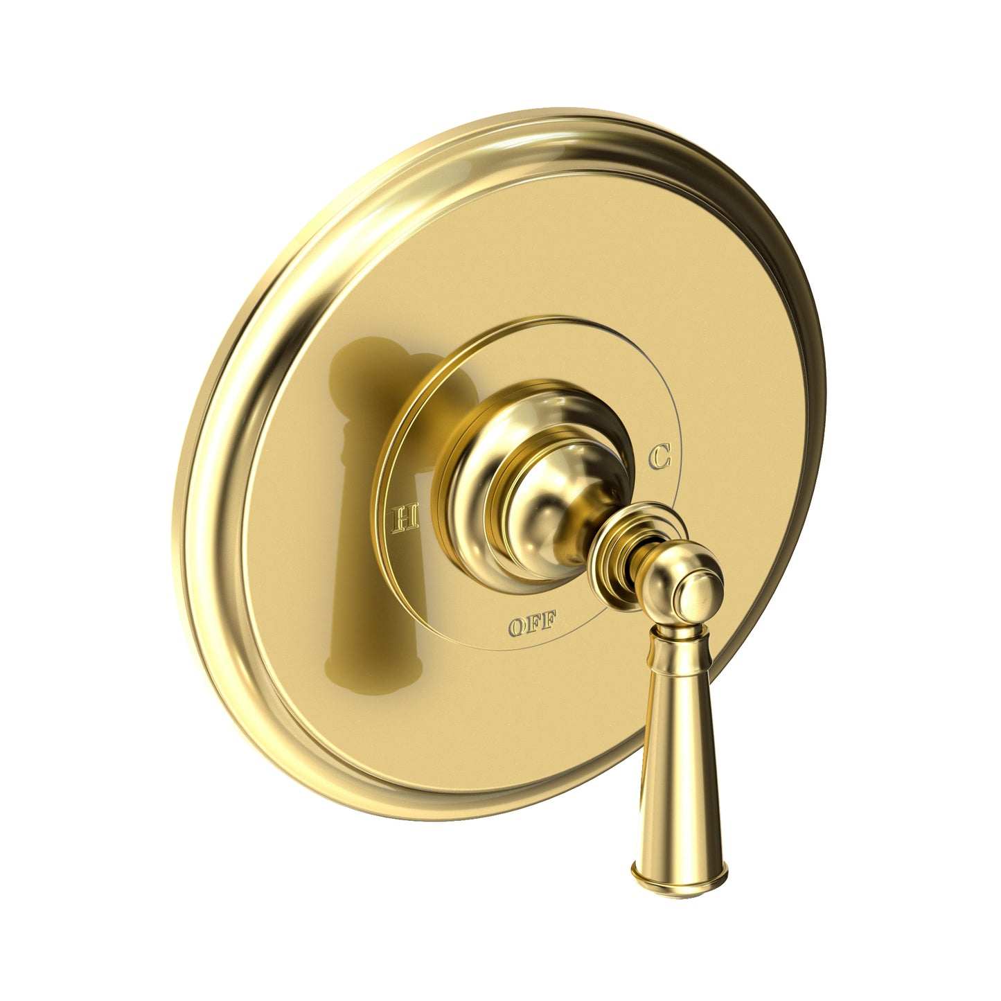 Newport Brass 4-2454BP Sutton Balanced Pressure Shower Trim Plate With Handle. Less Showerhead, Arm And Flange.