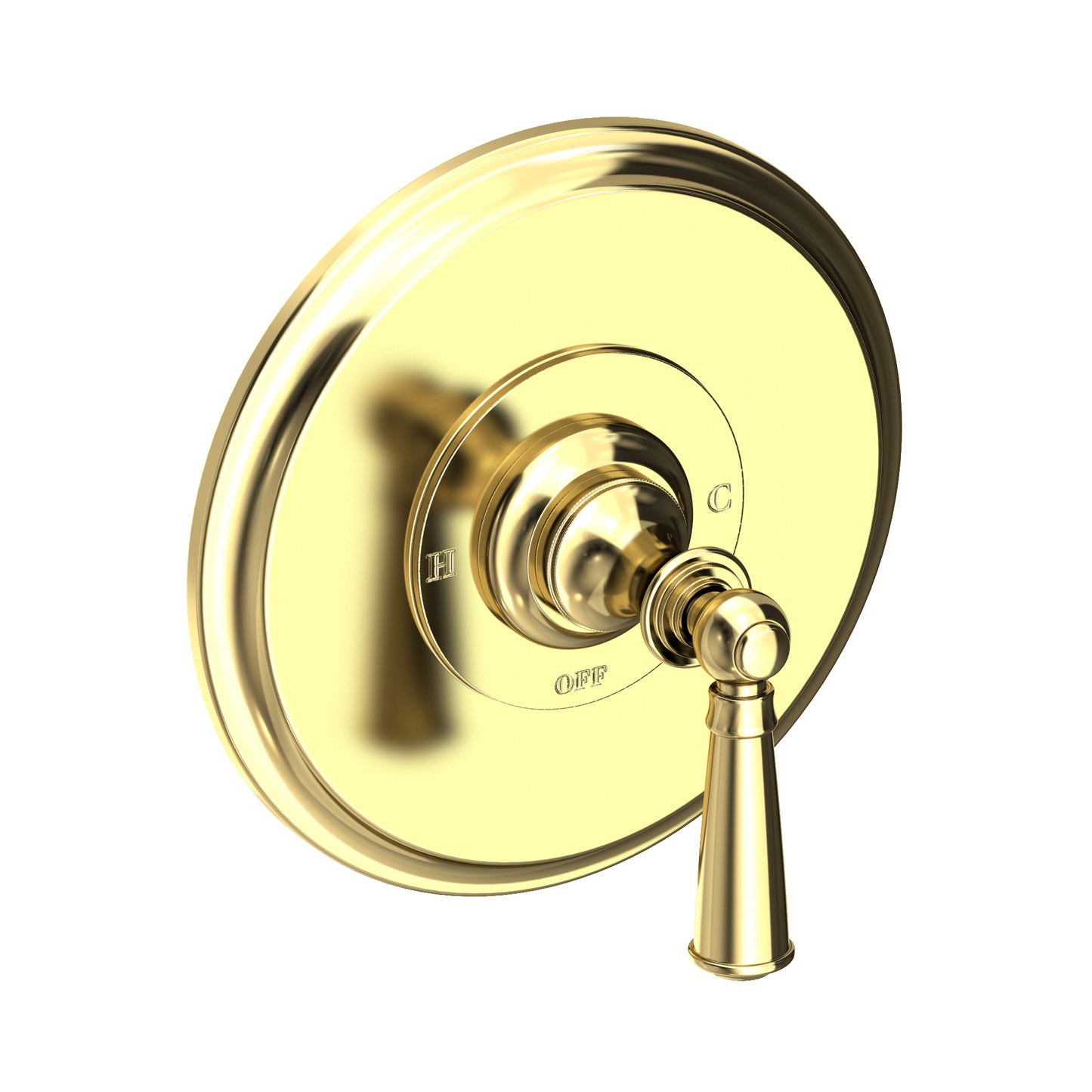 Newport Brass 4-2454BP Sutton Balanced Pressure Shower Trim Plate With Handle. Less Showerhead, Arm And Flange.