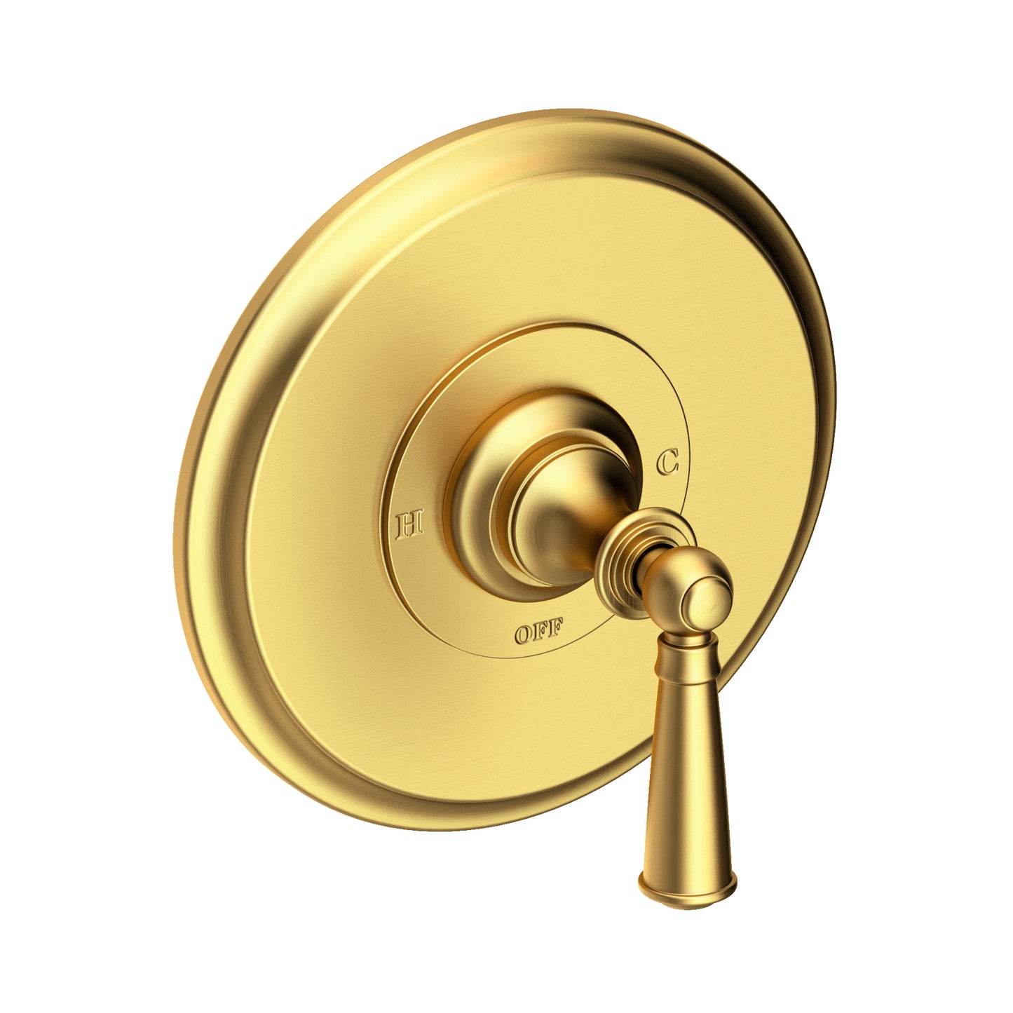 Newport Brass 4-2454BP Sutton Balanced Pressure Shower Trim Plate With Handle. Less Showerhead, Arm And Flange.