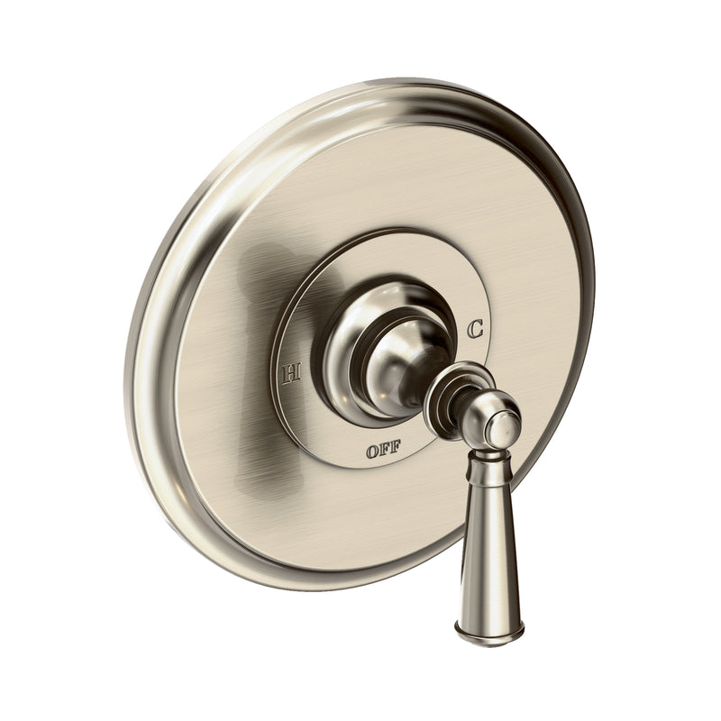 Newport Brass 4-2454BP Sutton Balanced Pressure Shower Trim Plate with Handle. Less showerhead, arm and flange.