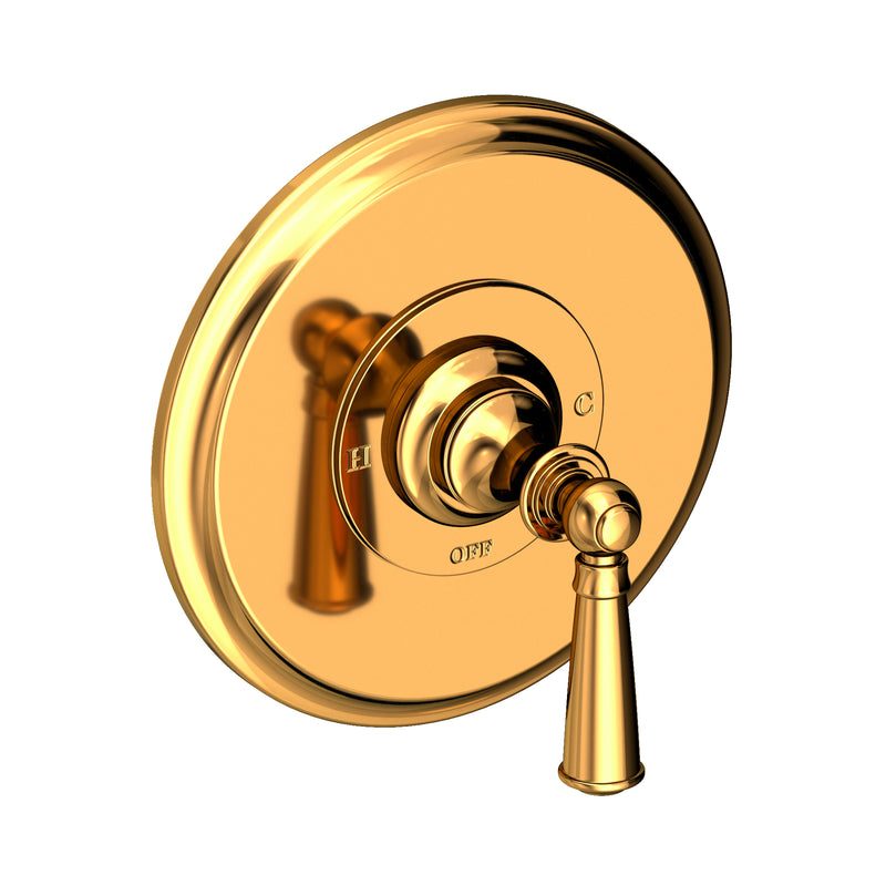 Newport Brass 4-2454BP Sutton Balanced Pressure Shower Trim Plate with Handle. Less showerhead, arm and flange.