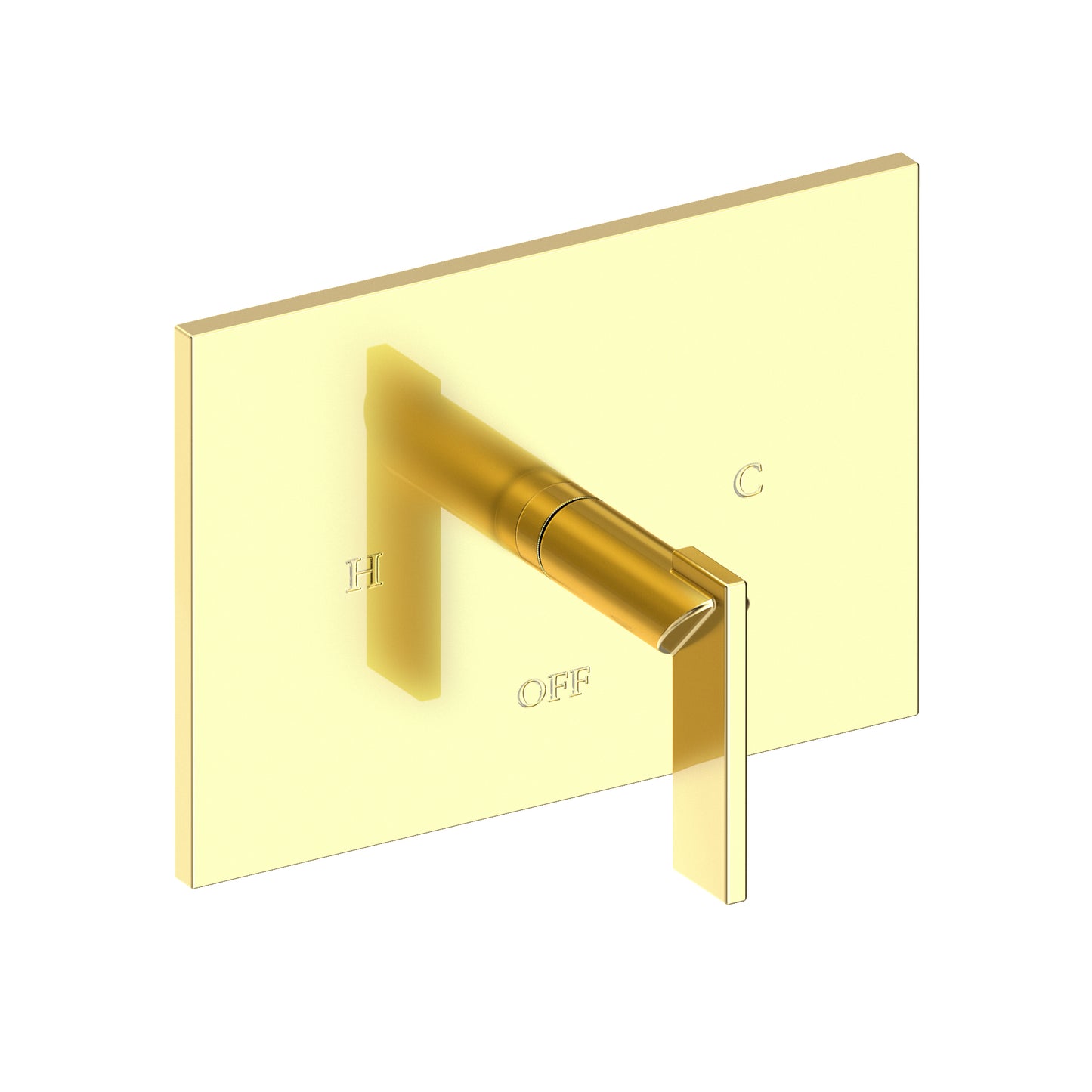 Newport Brass 4-2544BP Metro Balanced Pressure Shower Trim Plate With Handle. Less Showerhead, Arm And Flange.