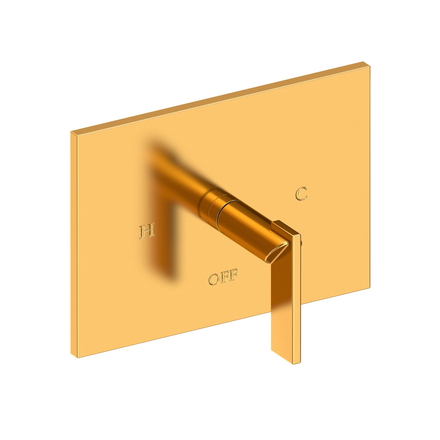 Newport Brass 4-2544BP Metro Balanced Pressure Shower Trim Plate With Handle. Less Showerhead, Arm And Flange.