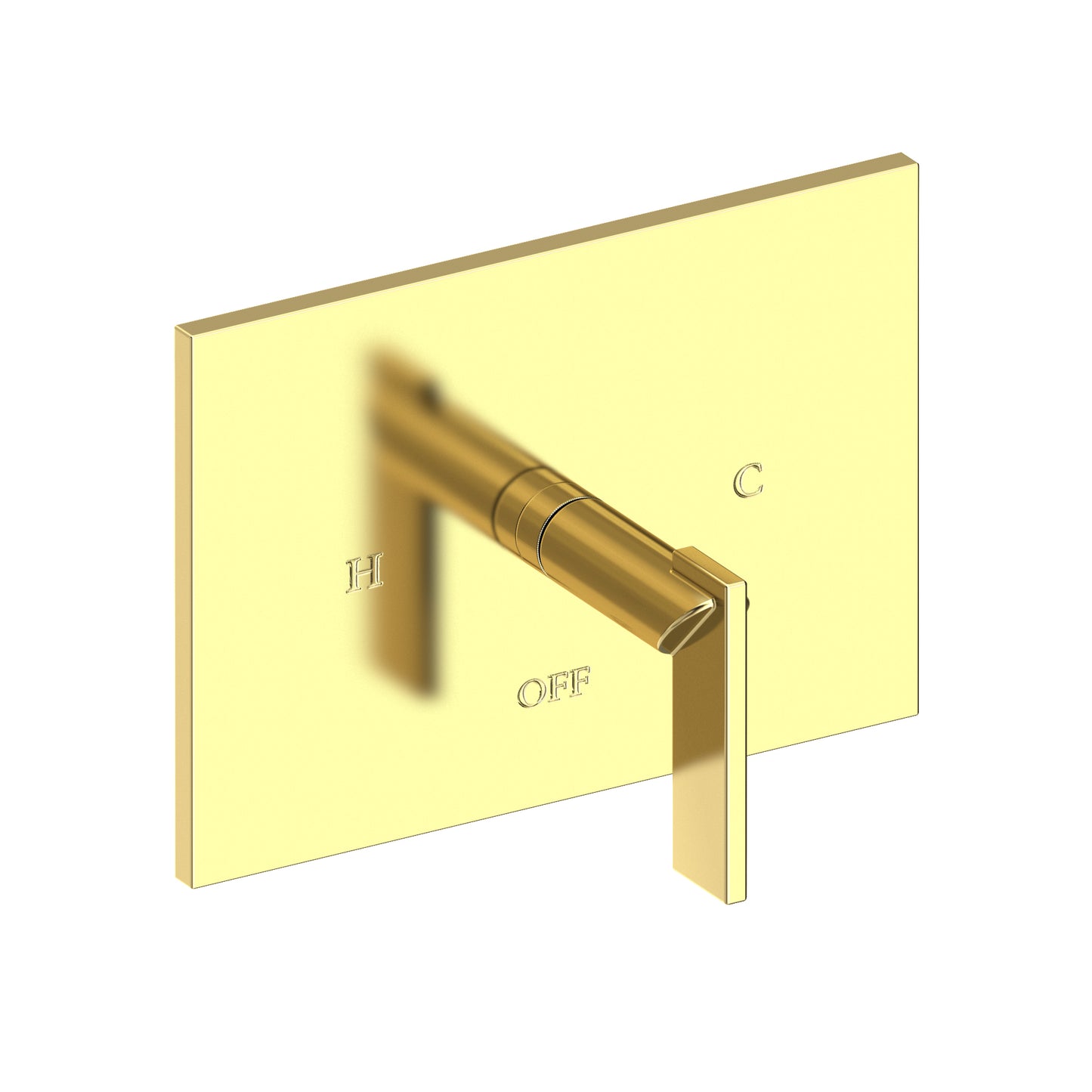 Newport Brass 4-2544BP Metro Balanced Pressure Shower Trim Plate With Handle. Less Showerhead, Arm And Flange.