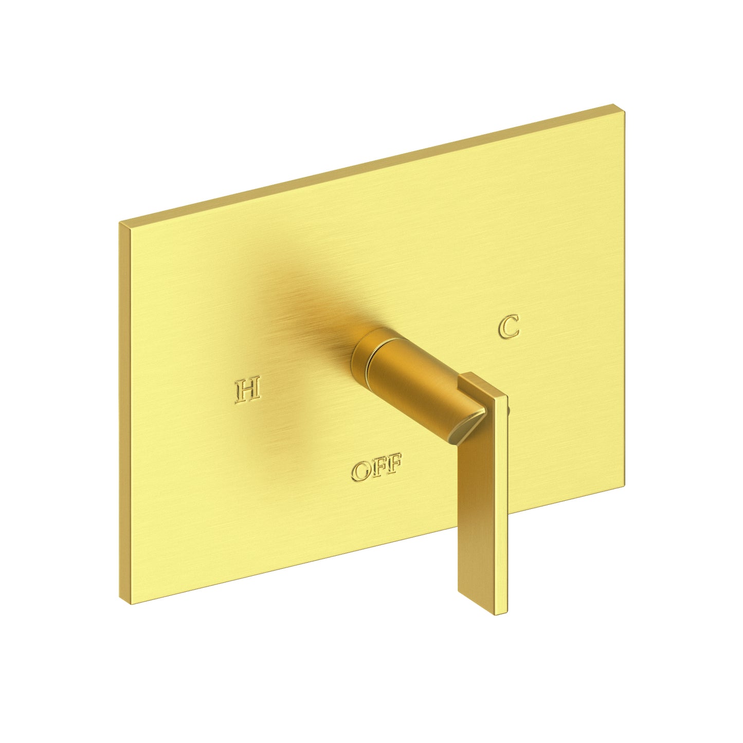 Newport Brass 4-2544BP Metro Balanced Pressure Shower Trim Plate With Handle. Less Showerhead, Arm And Flange.