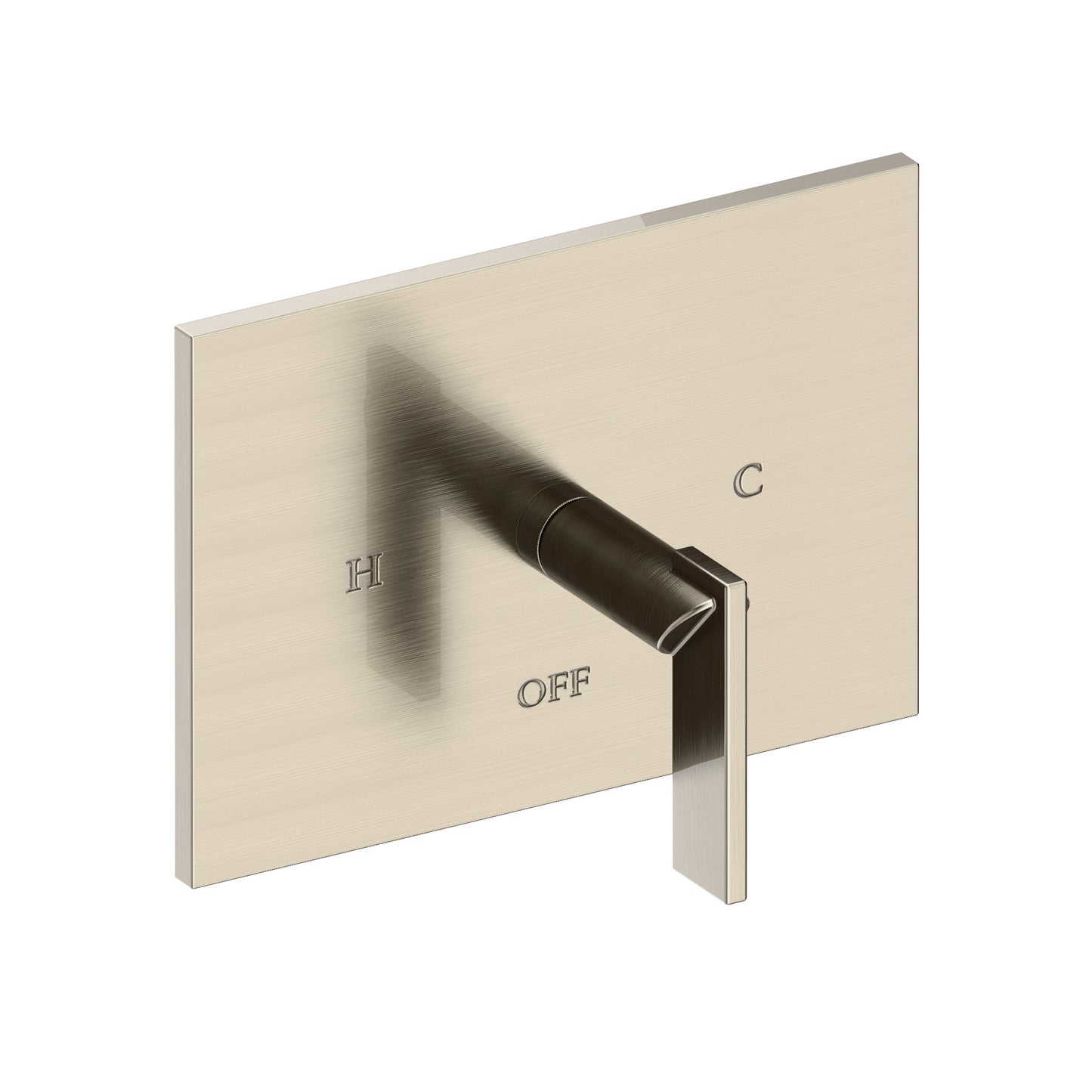 Newport Brass 4-2544BP Metro Balanced Pressure Shower Trim Plate With Handle. Less Showerhead, Arm And Flange.