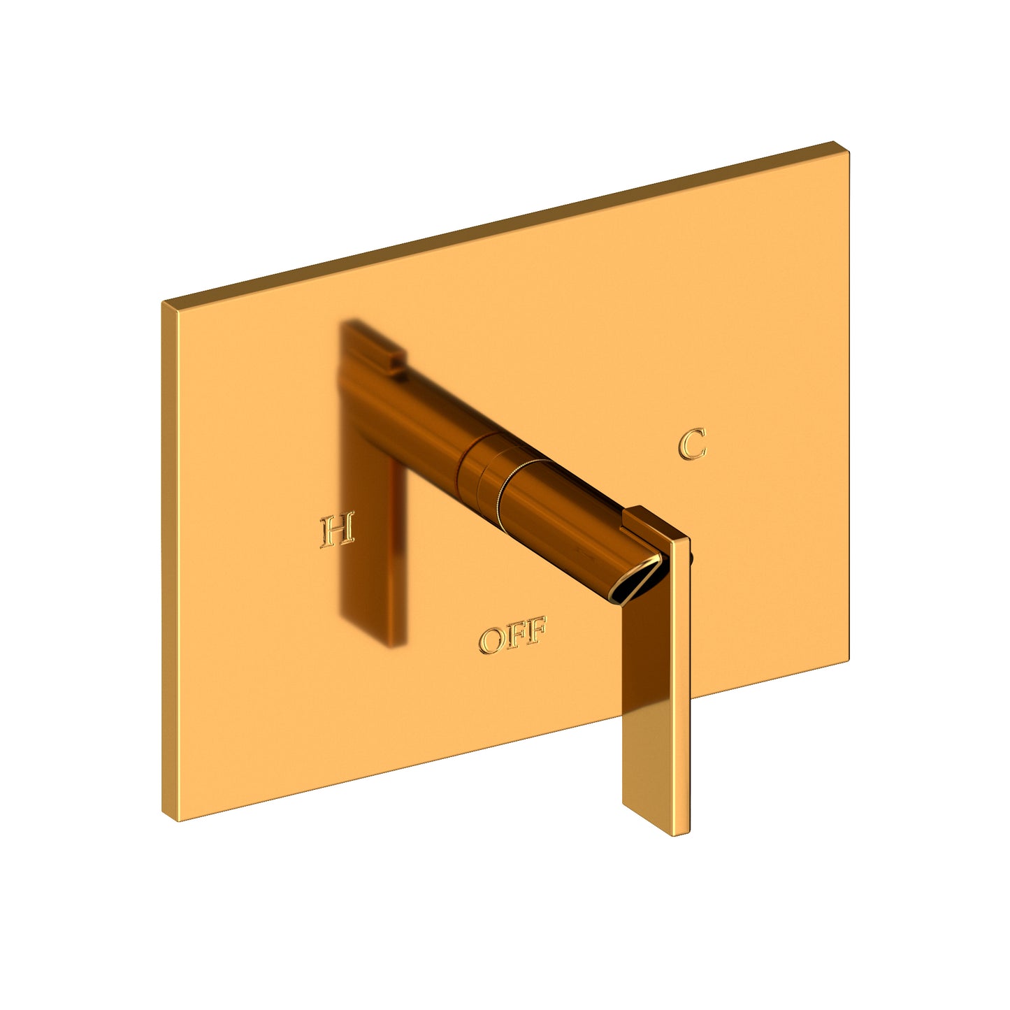 Newport Brass 4-2544BP Metro Balanced Pressure Shower Trim Plate With Handle. Less Showerhead, Arm And Flange.