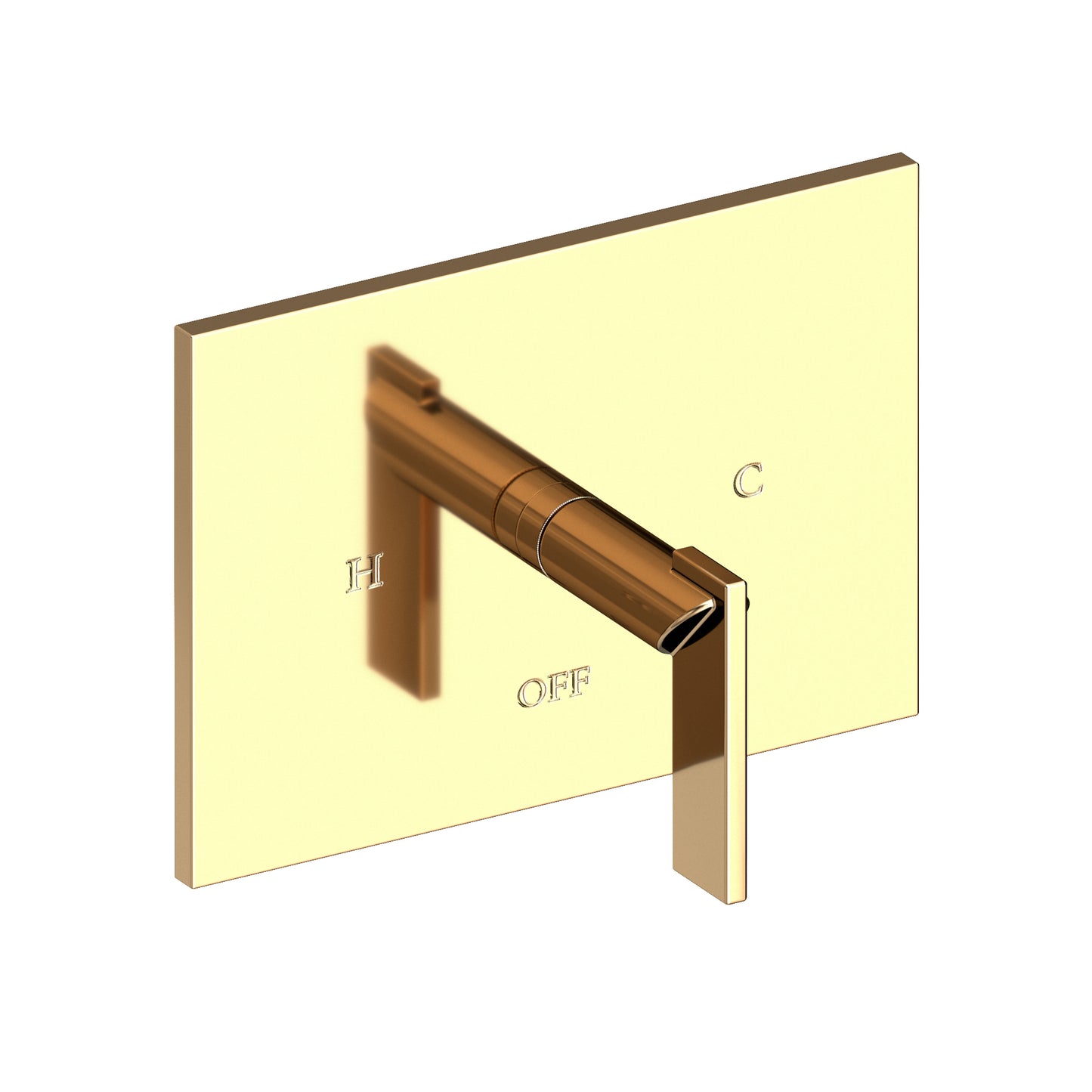 Newport Brass 4-2544BP Metro Balanced Pressure Shower Trim Plate With Handle. Less Showerhead, Arm And Flange.