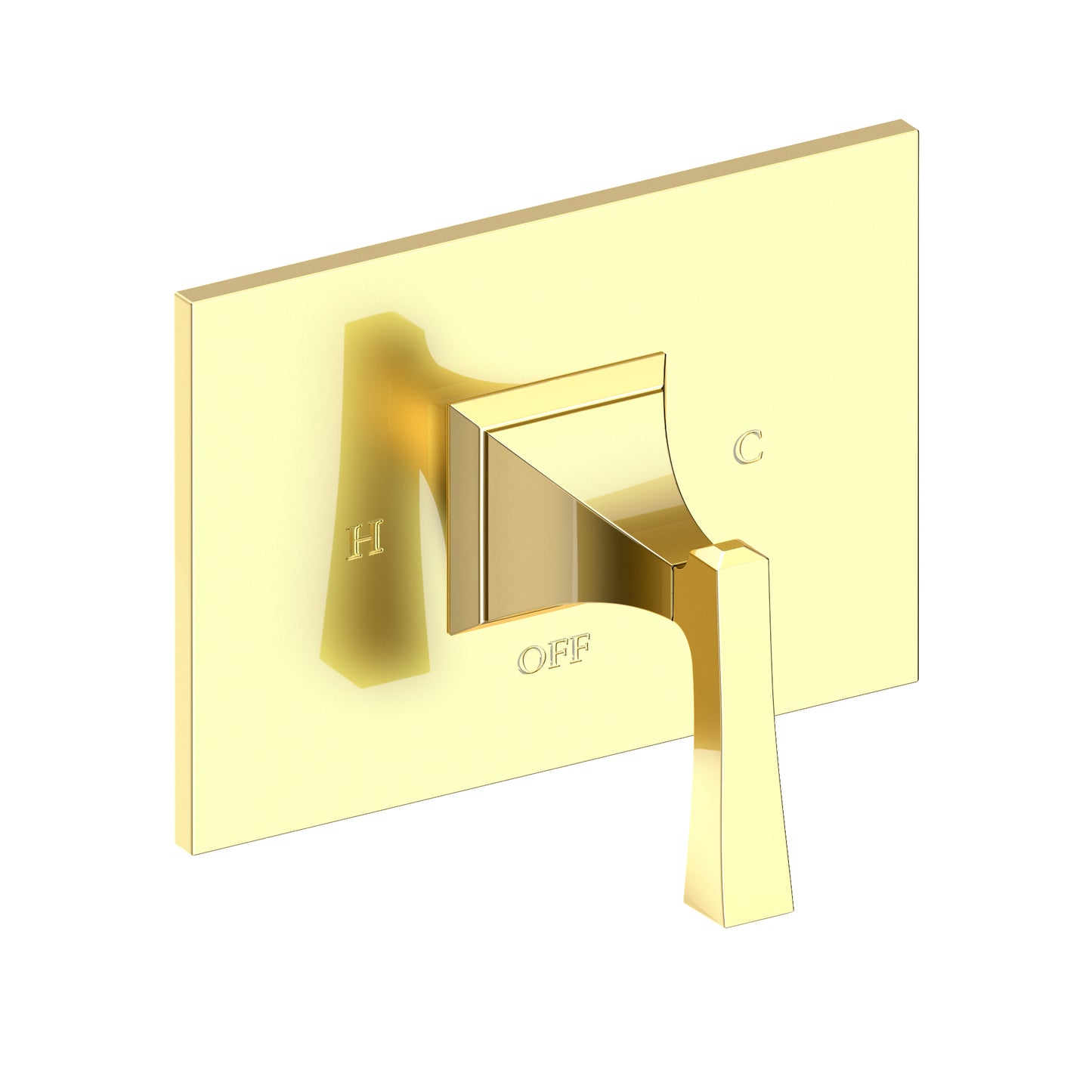 Newport Brass 4-2574BP Joffrey Balanced Pressure Shower Trim Plate With Handle. Less Showerhead, Arm And Flange.