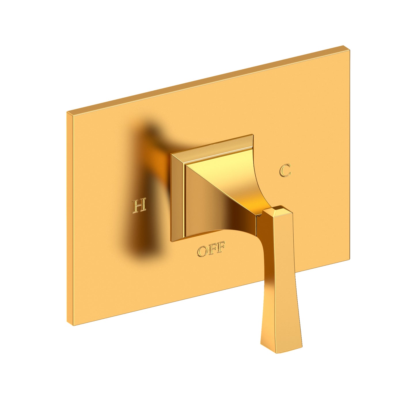 Newport Brass 4-2574BP Joffrey Balanced Pressure Shower Trim Plate With Handle. Less Showerhead, Arm And Flange.