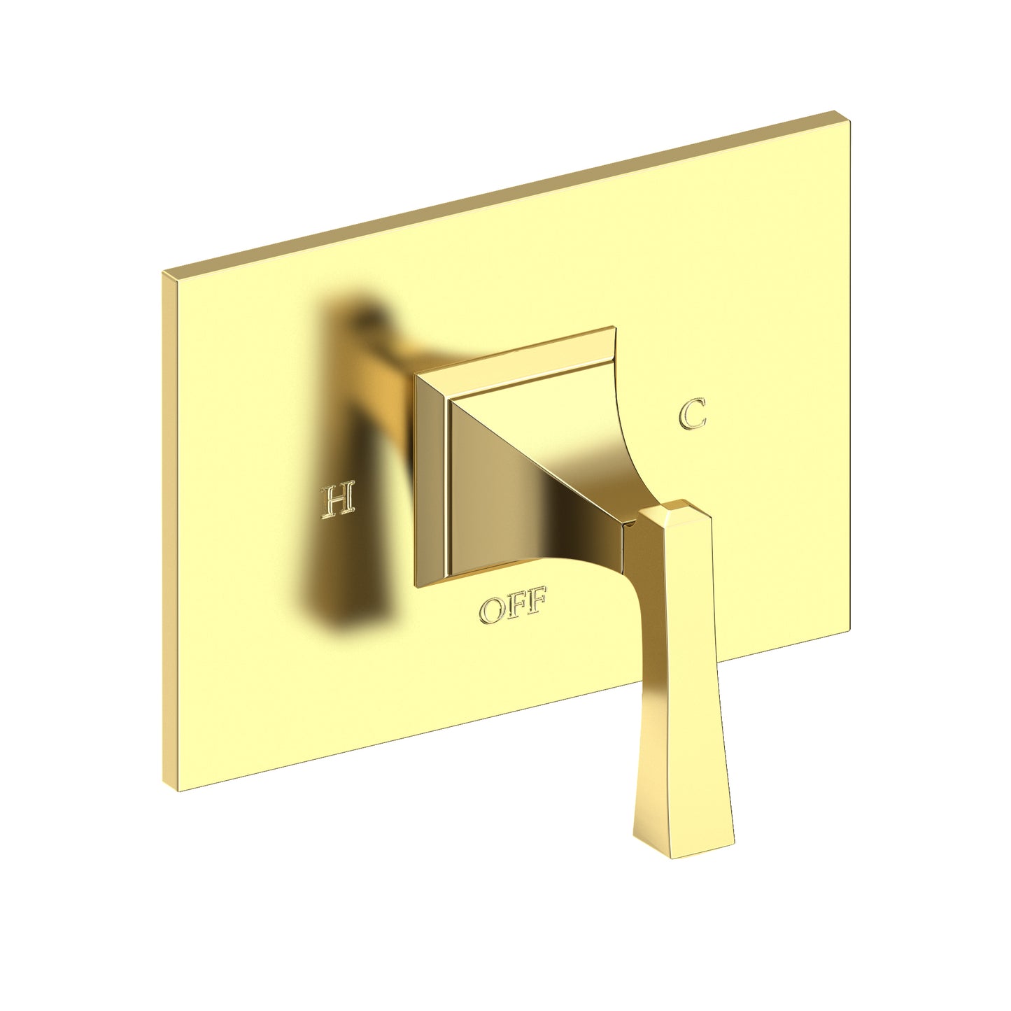 Newport Brass 4-2574BP Joffrey Balanced Pressure Shower Trim Plate With Handle. Less Showerhead, Arm And Flange.