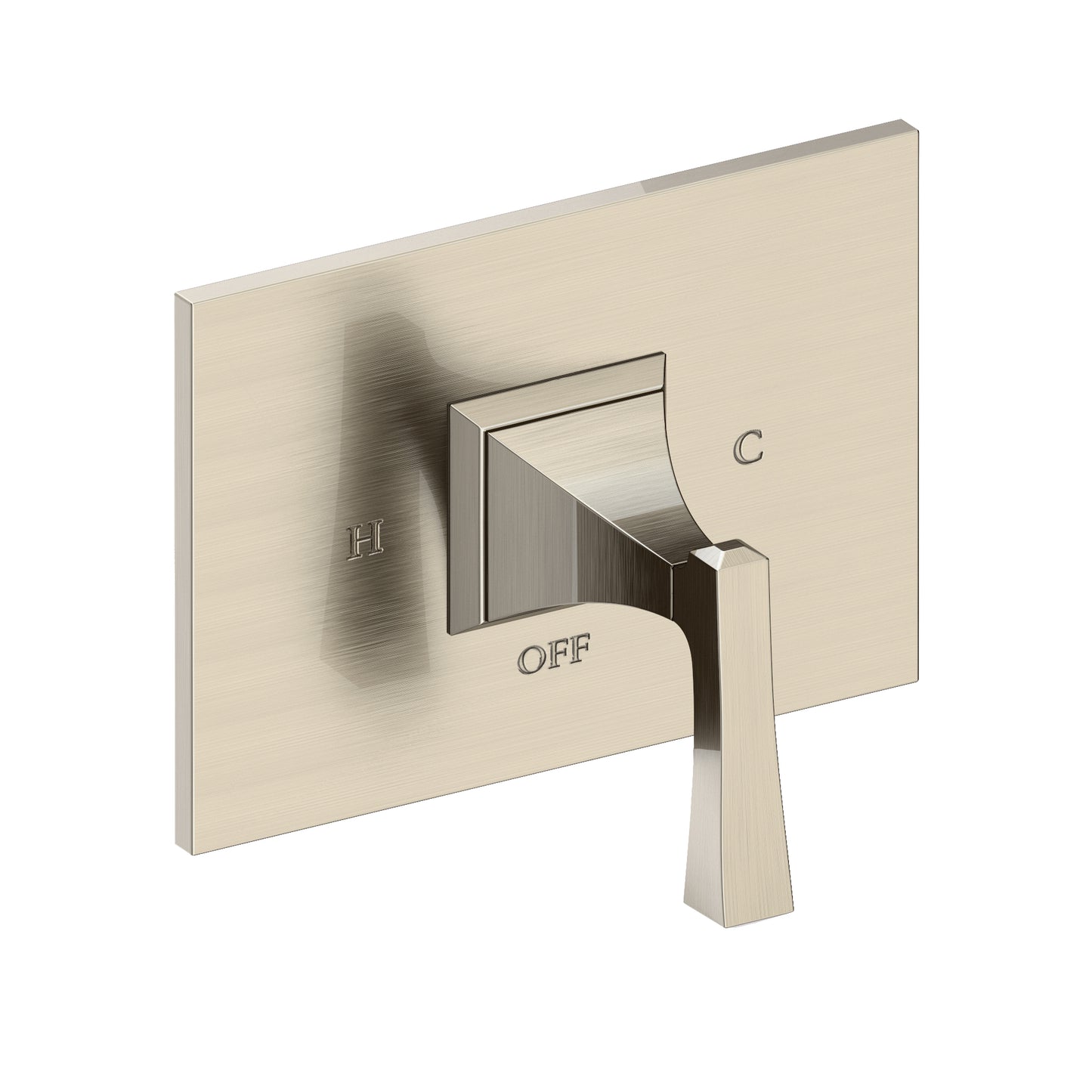 Newport Brass 4-2574BP Joffrey Balanced Pressure Shower Trim Plate With Handle. Less Showerhead, Arm And Flange.