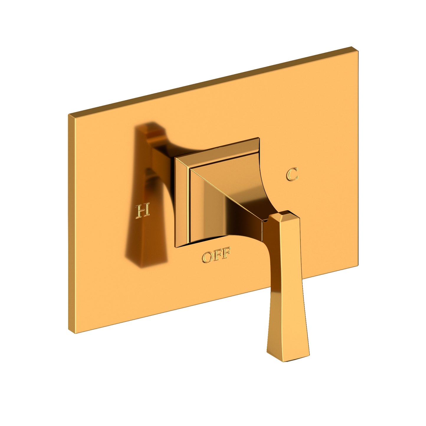 Newport Brass 4-2574BP Joffrey Balanced Pressure Shower Trim Plate With Handle. Less Showerhead, Arm And Flange.