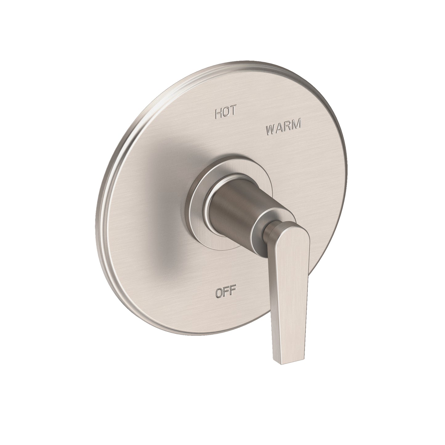 Newport Brass 4-2974BP Dorrance Balanced Pressure Shower Trim Plate With Handle. Less Showerhead, Arm And Flange.