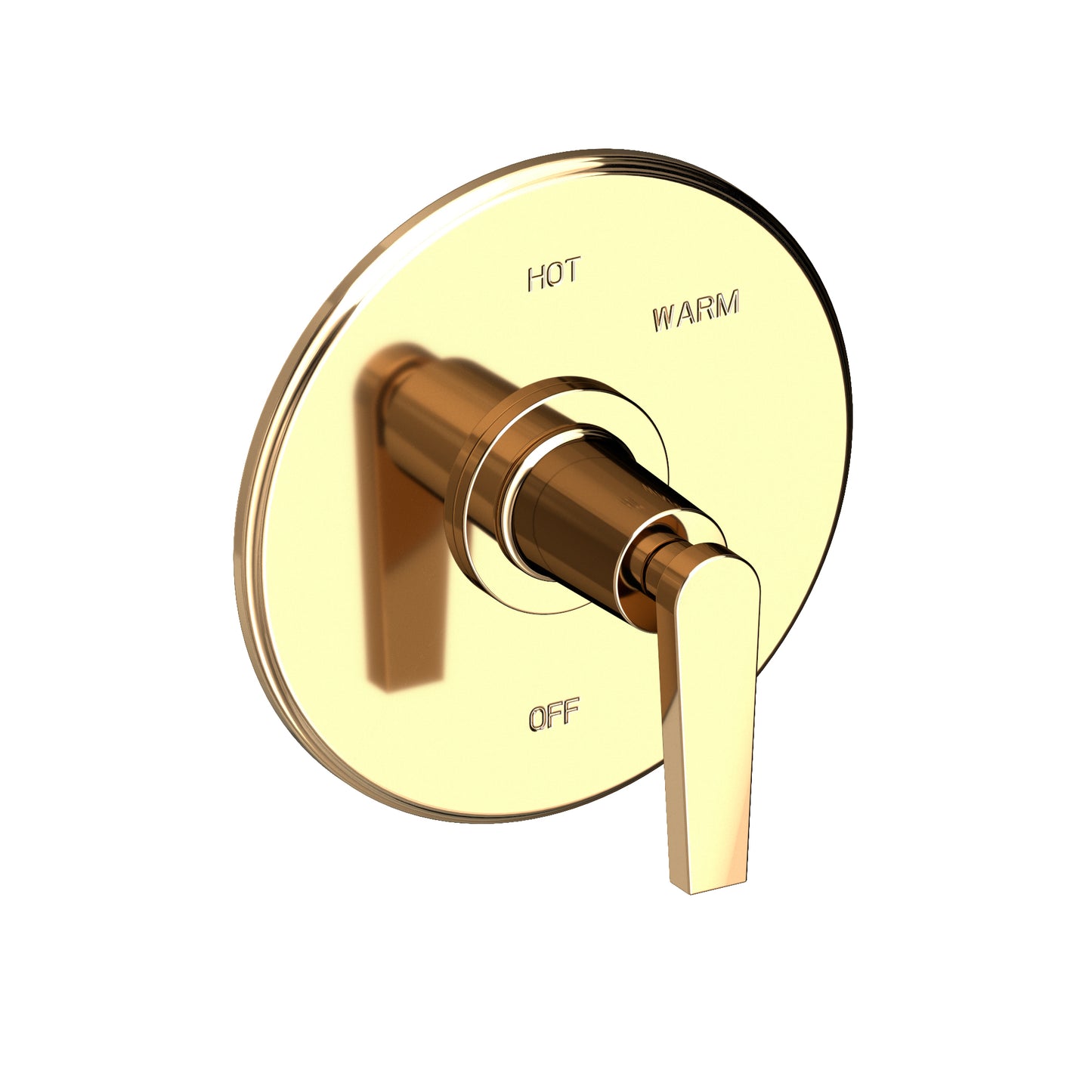 Newport Brass 4-2974BP Dorrance Balanced Pressure Shower Trim Plate With Handle. Less Showerhead, Arm And Flange.