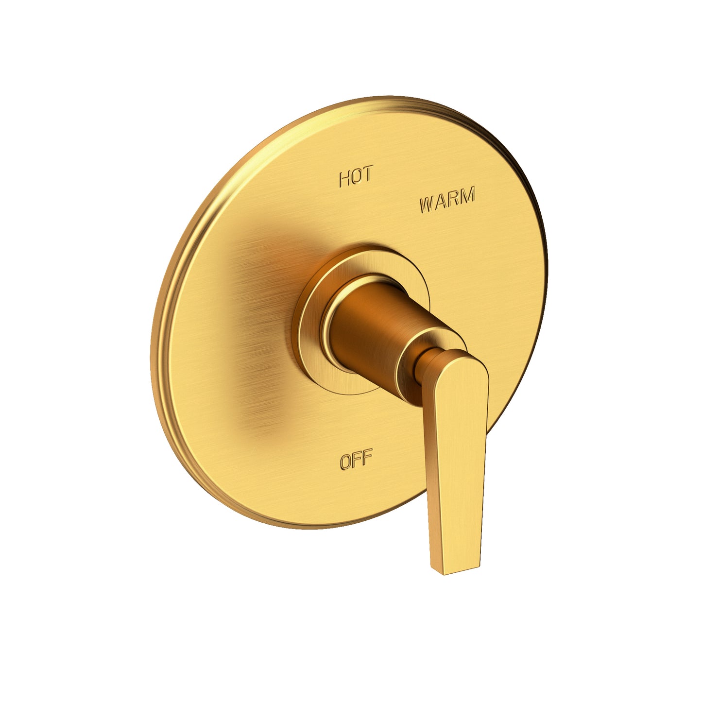 Newport Brass 4-2974BP Dorrance Balanced Pressure Shower Trim Plate With Handle. Less Showerhead, Arm And Flange.