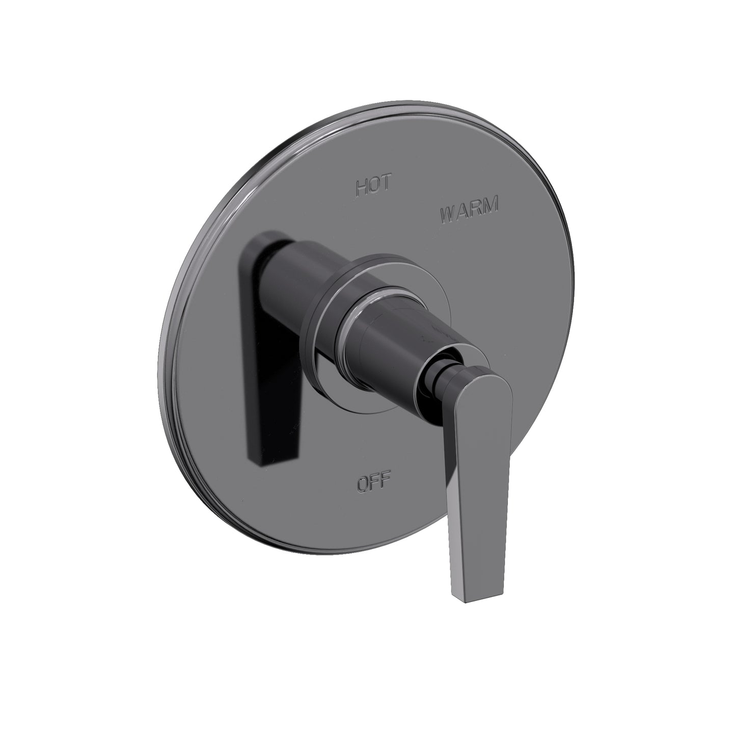 Newport Brass 4-2974BP Dorrance Balanced Pressure Shower Trim Plate With Handle. Less Showerhead, Arm And Flange.