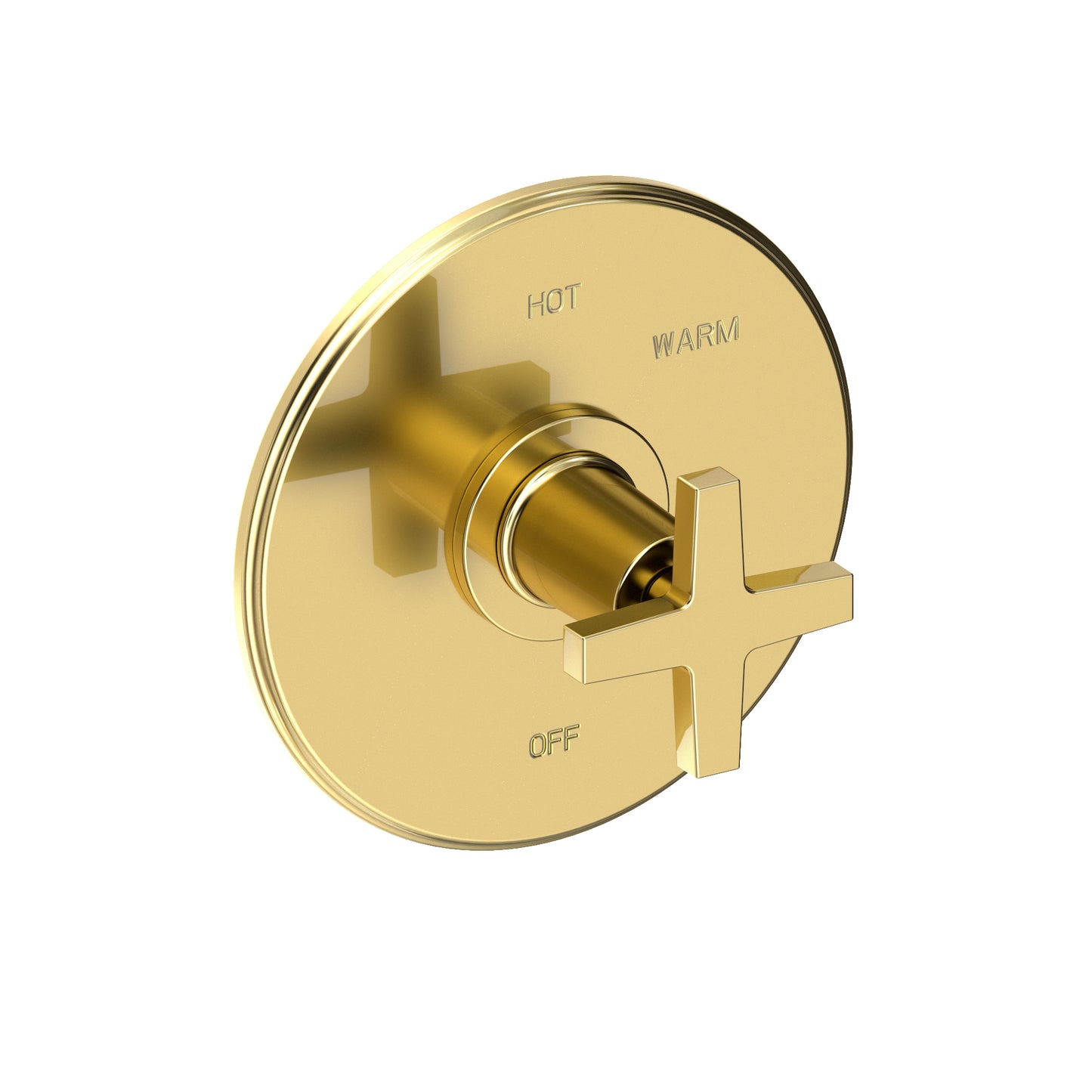 Newport Brass 4-2984BP Dorrance Balanced Pressure Shower Trim Plate With Handle. Less Showerhead, Arm And Flange.