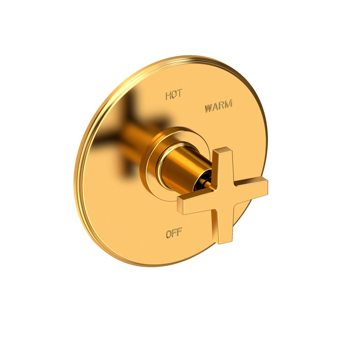 Newport Brass 4-2984BP Dorrance Balanced Pressure Shower Trim Plate With Handle. Less Showerhead, Arm And Flange.