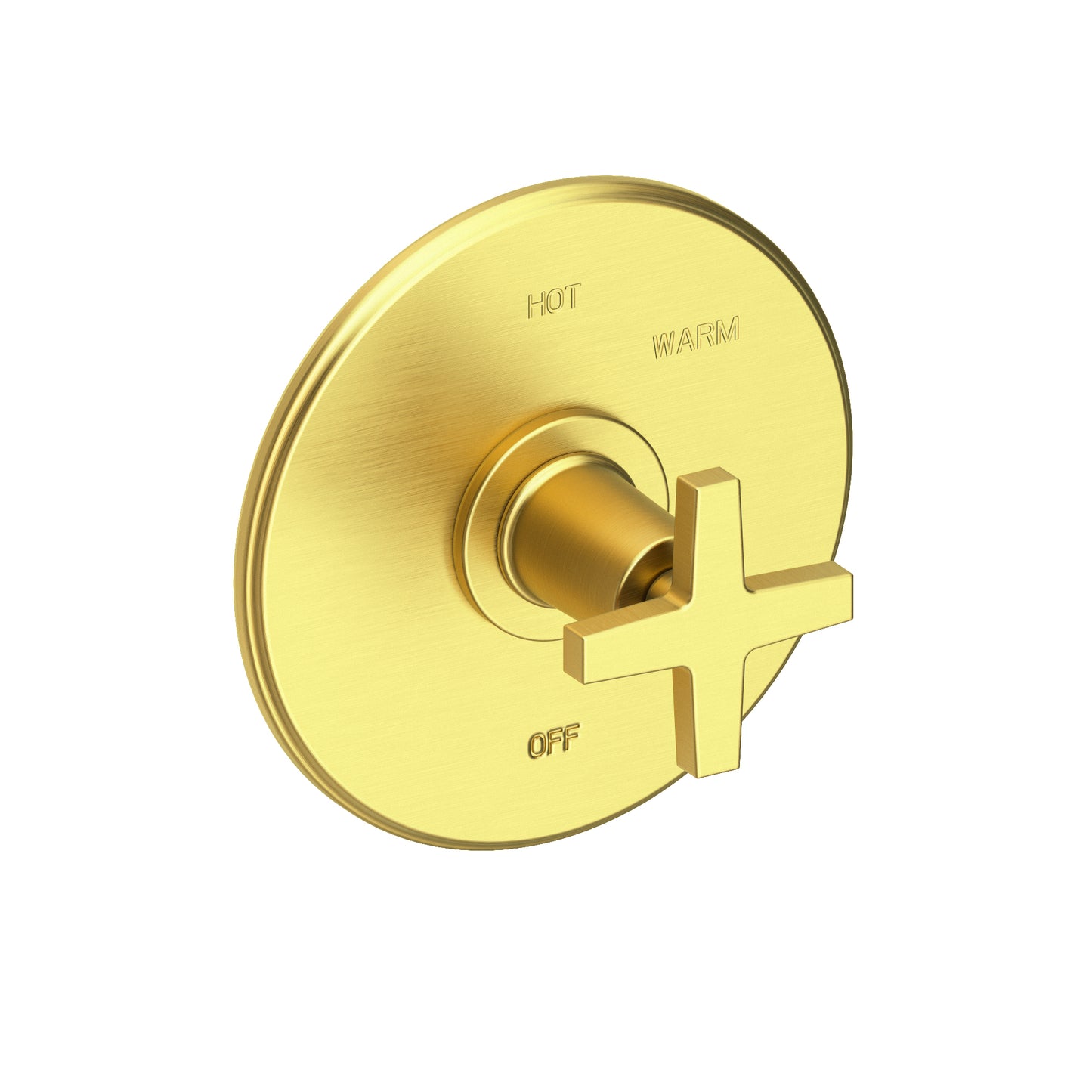 Newport Brass 4-2984BP Dorrance Balanced Pressure Shower Trim Plate With Handle. Less Showerhead, Arm And Flange.