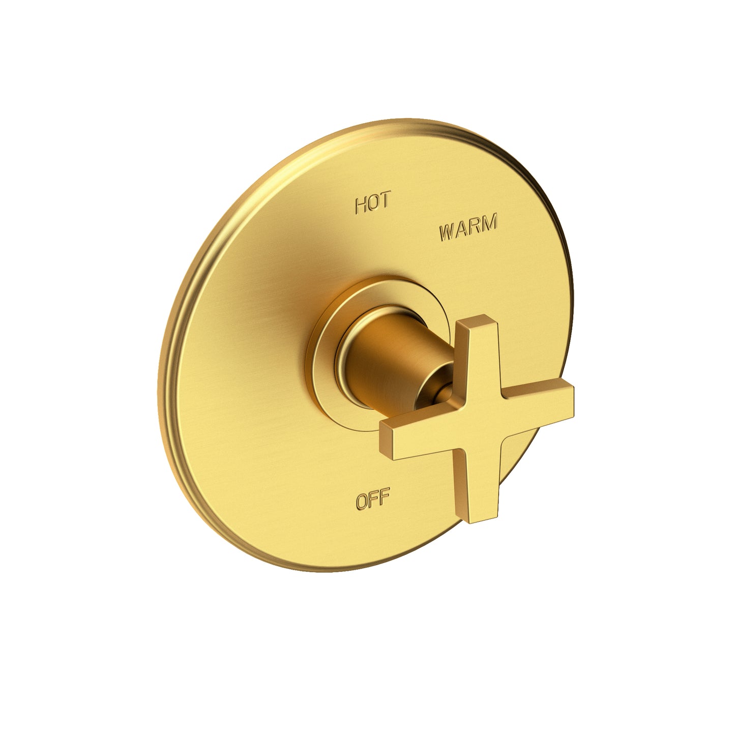 Newport Brass 4-2984BP Dorrance Balanced Pressure Shower Trim Plate With Handle. Less Showerhead, Arm And Flange.