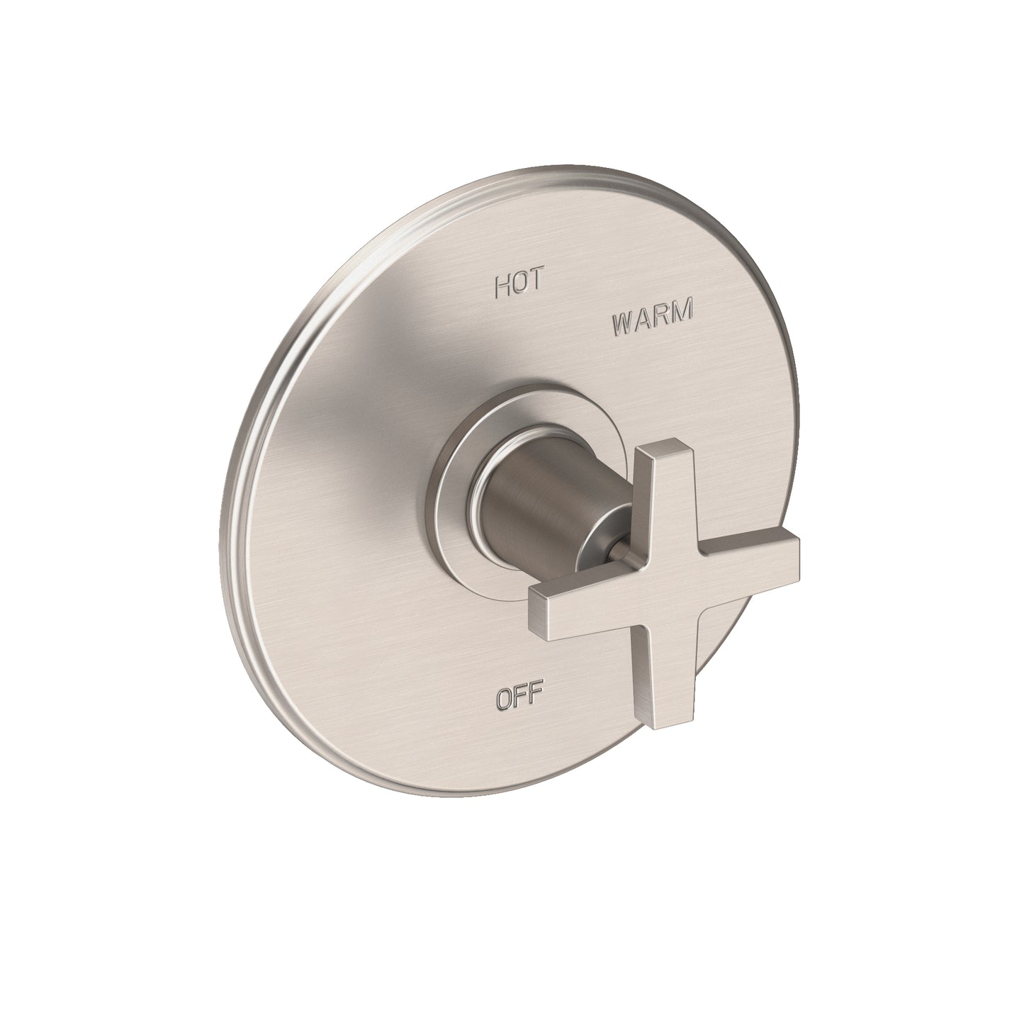 Newport Brass 4-2984BP Dorrance Balanced Pressure Shower Trim Plate With Handle. Less Showerhead, Arm And Flange.