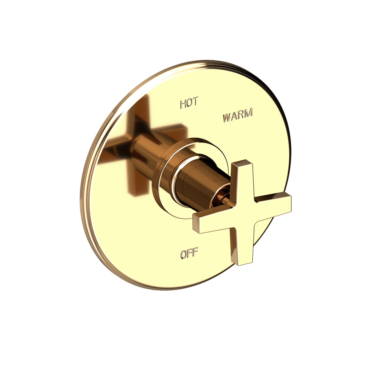 Newport Brass 4-2984BP Dorrance Balanced Pressure Shower Trim Plate With Handle. Less Showerhead, Arm And Flange.