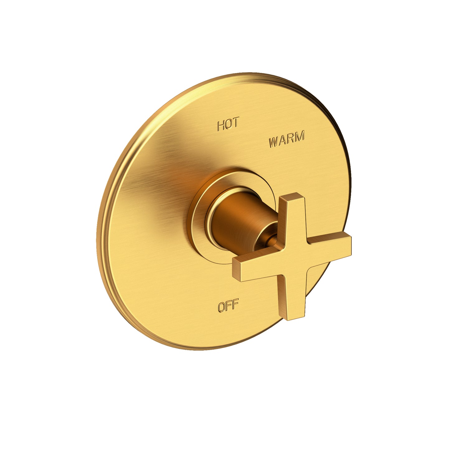 Newport Brass 4-2984BP Dorrance Balanced Pressure Shower Trim Plate With Handle. Less Showerhead, Arm And Flange.