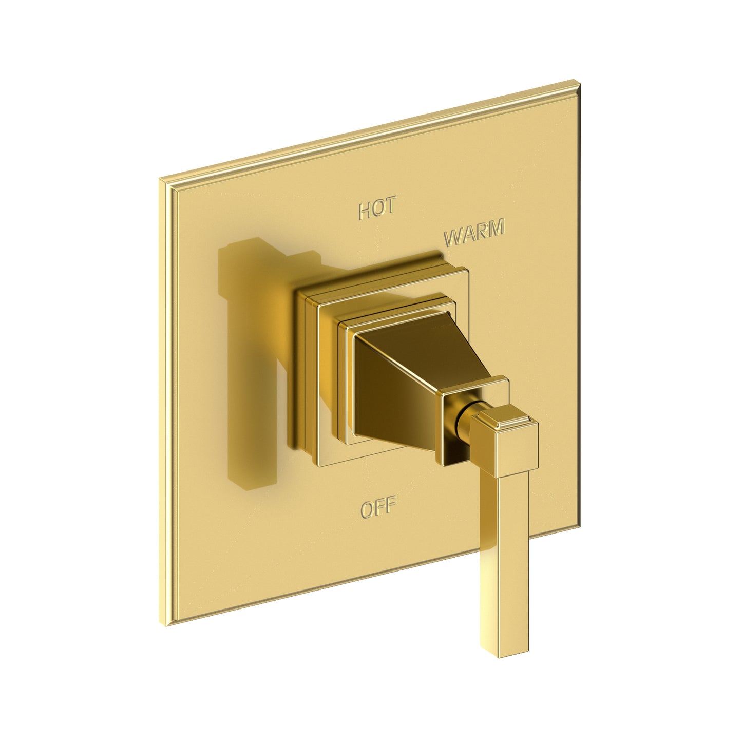 Newport Brass 4-3144BP Malvina Balanced Pressure Shower Trim Plate With Handle. Less Showerhead, Arm And Flange.