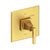 Newport Brass 4-3144BP Malvina Balanced Pressure Shower Trim Plate With Handle. Less Showerhead, Arm And Flange.
