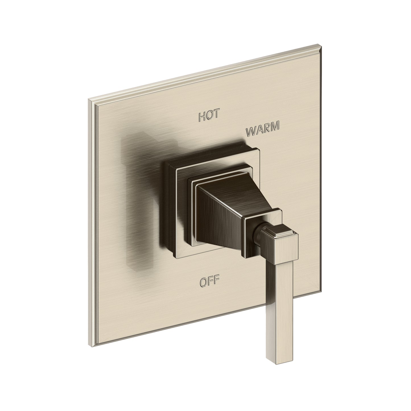 Newport Brass 4-3144BP Malvina Balanced Pressure Shower Trim Plate With Handle. Less Showerhead, Arm And Flange.